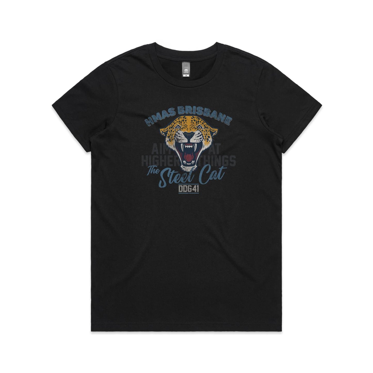 HMAS Brisbane (III) DDG41 Women's T-shirt (Mascot style 1)