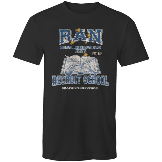 RAN Recruit School Men's T-shirt (style Alpha, colour)