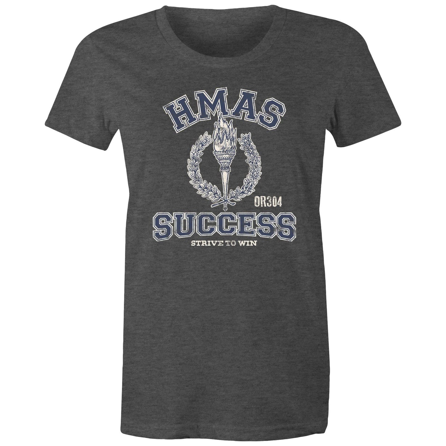 HMAS Success (II) OR304 Women's T-shirt (style Alpha, blue)