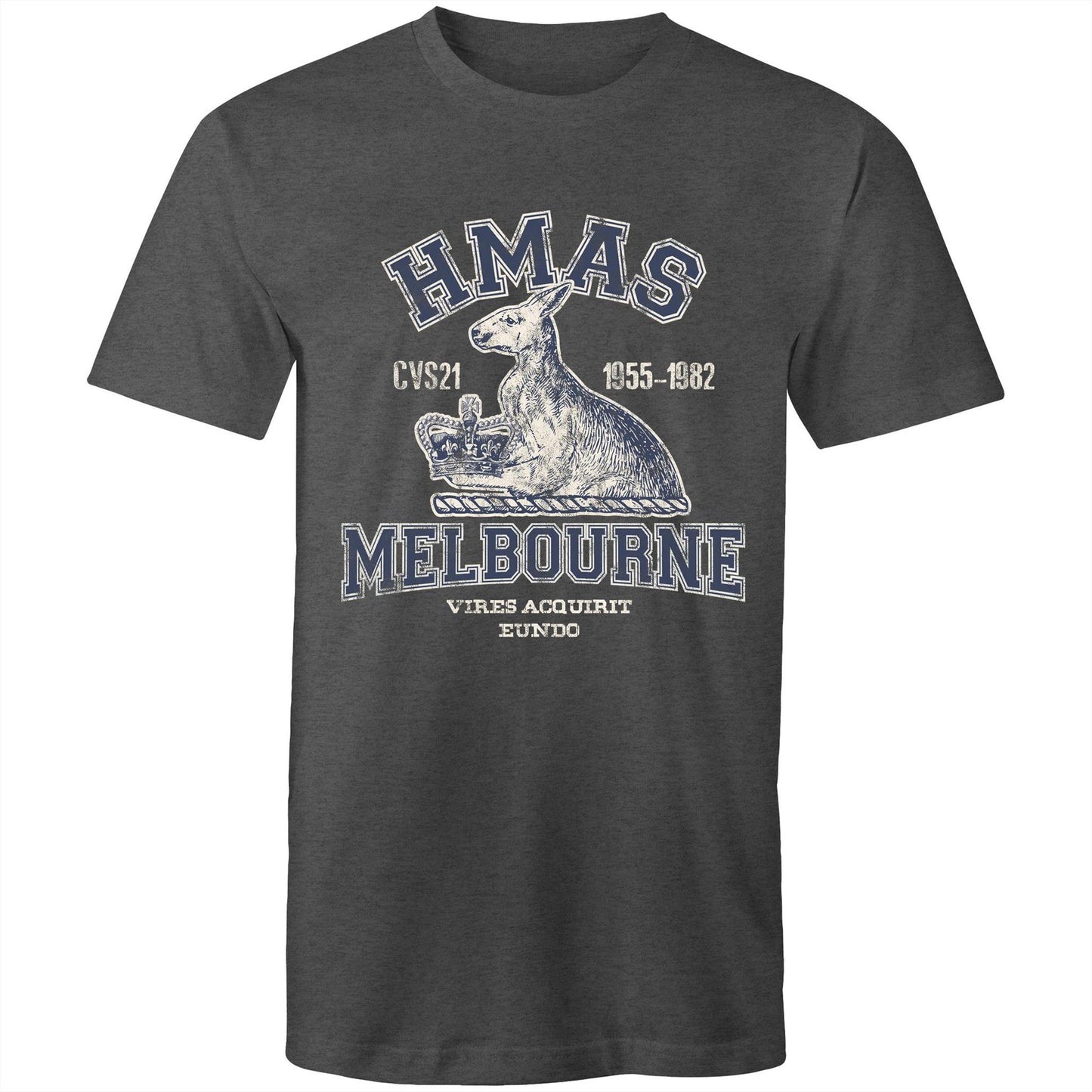 HMAS Melbourne (II) CVS21 Men's T-shirt (style Alpha, blue)