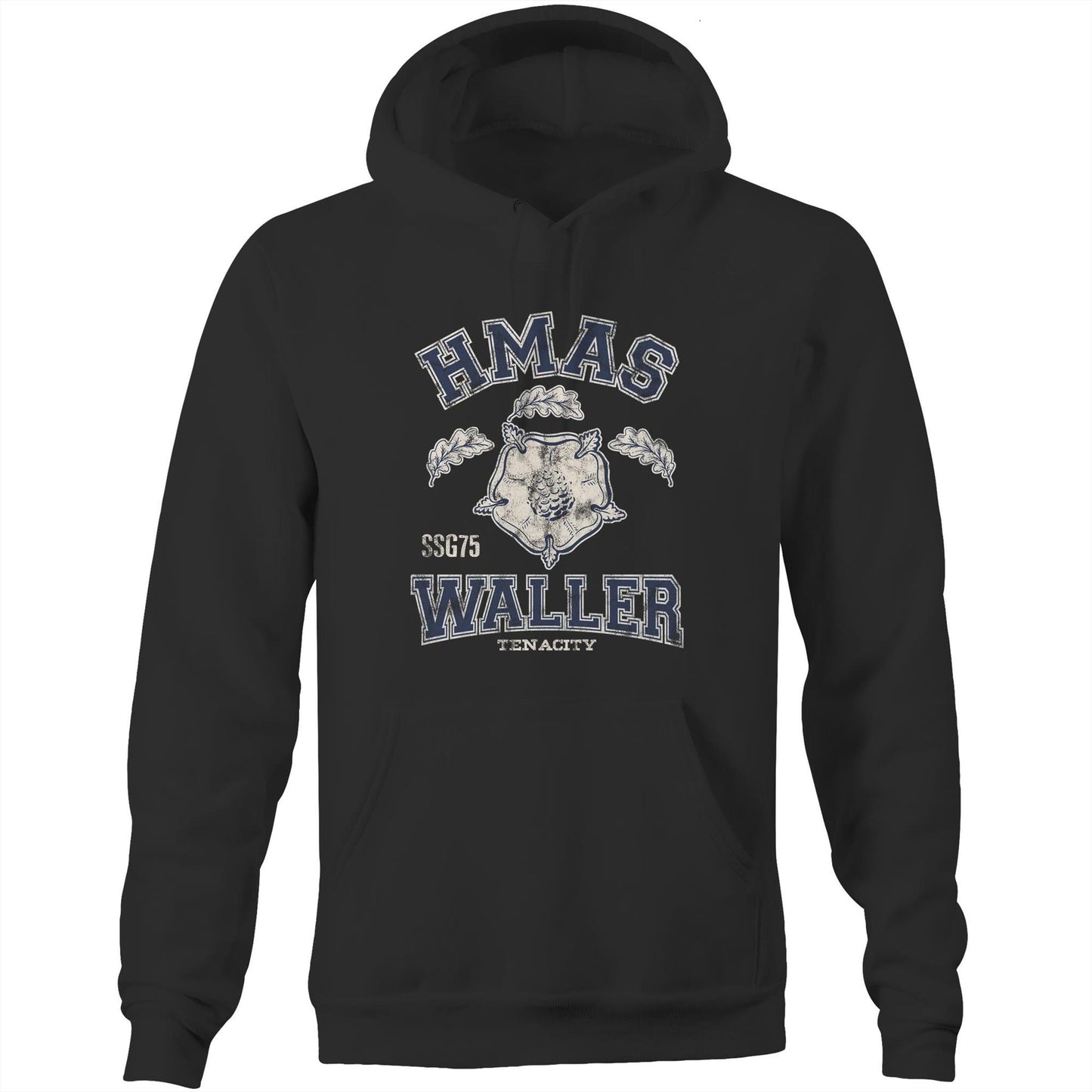 HMAS Waller SSG75 Men's Hoodie (style Alpha)
