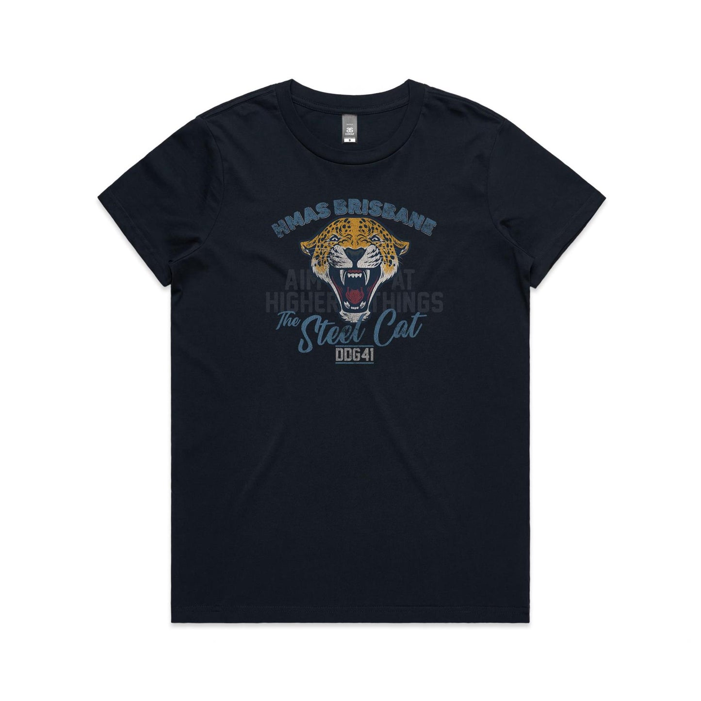 HMAS Brisbane (III) DDG41 Women's T-shirt (Mascot style 1)