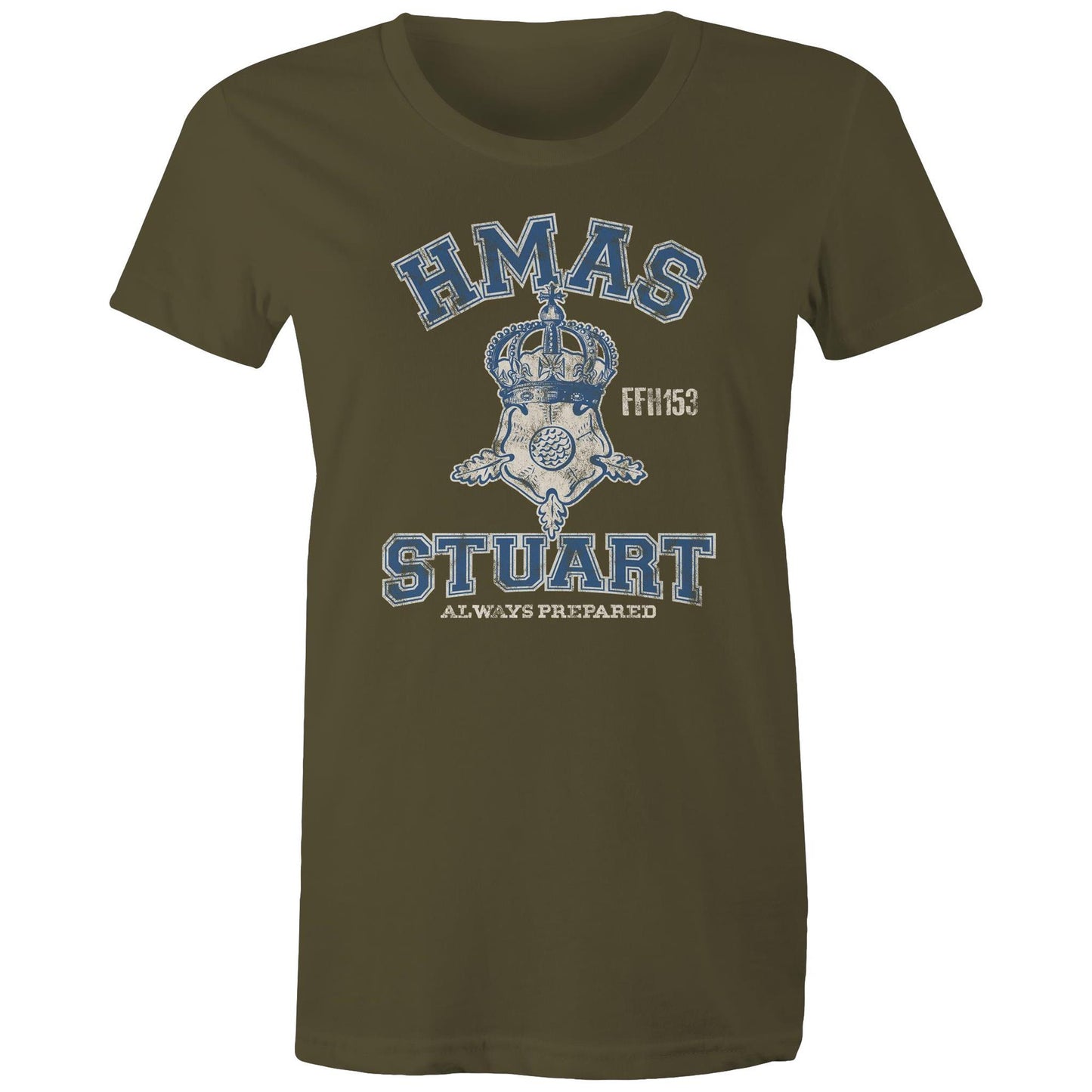 HMAS Stuart (III) FFH153 Women's T-shirt (style Alpha, colour)