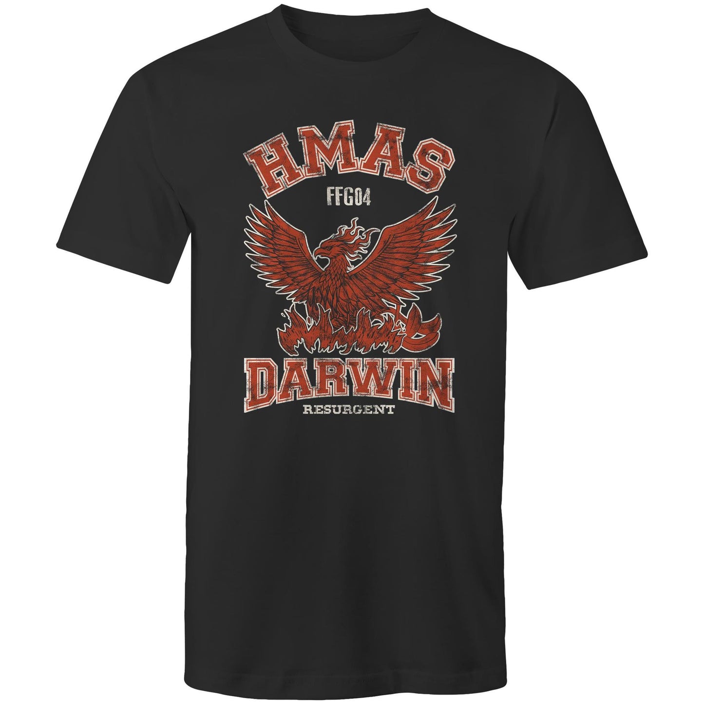 HMAS Darwin FFG04 Men's T-shirt (style Alpha, colour)