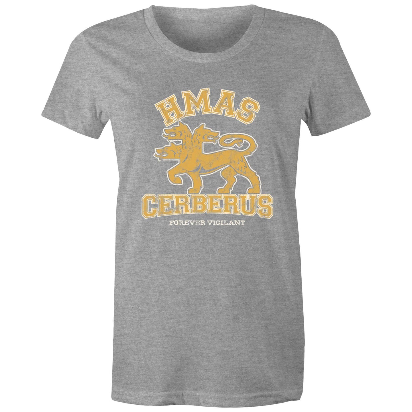 HMAS Cerberus Women's T-shirt (style Alpha, colour)