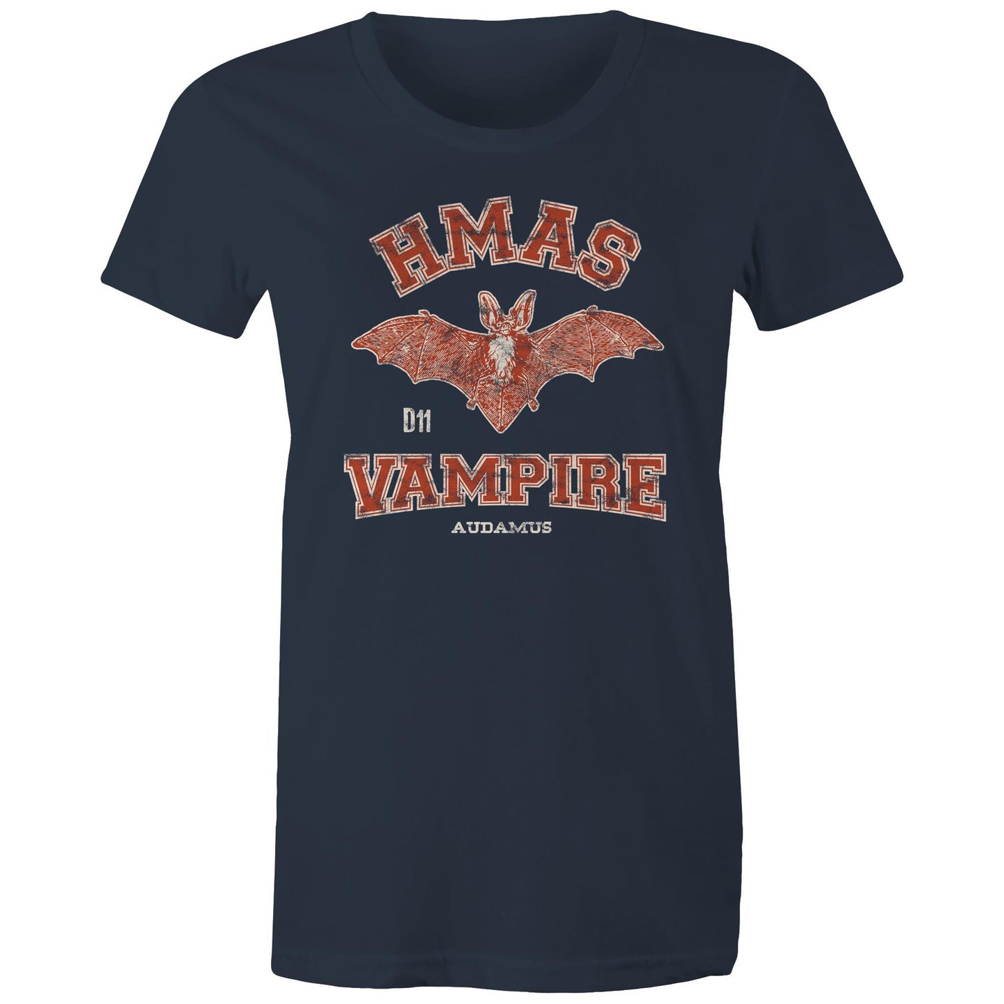 HMAS Vampire D11 Women's T-shirt (style Alpha, colour)