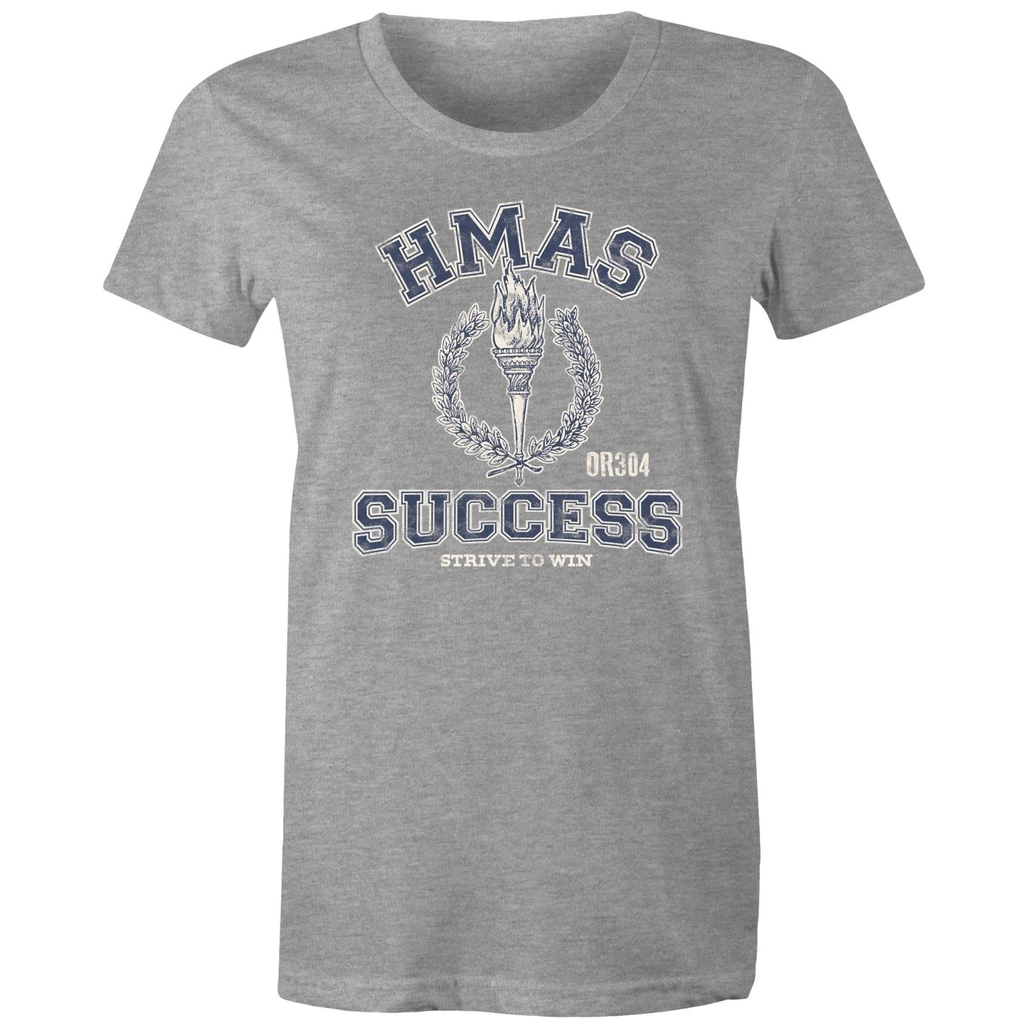 HMAS Success (II) OR304 Women's T-shirt (style Alpha, blue)