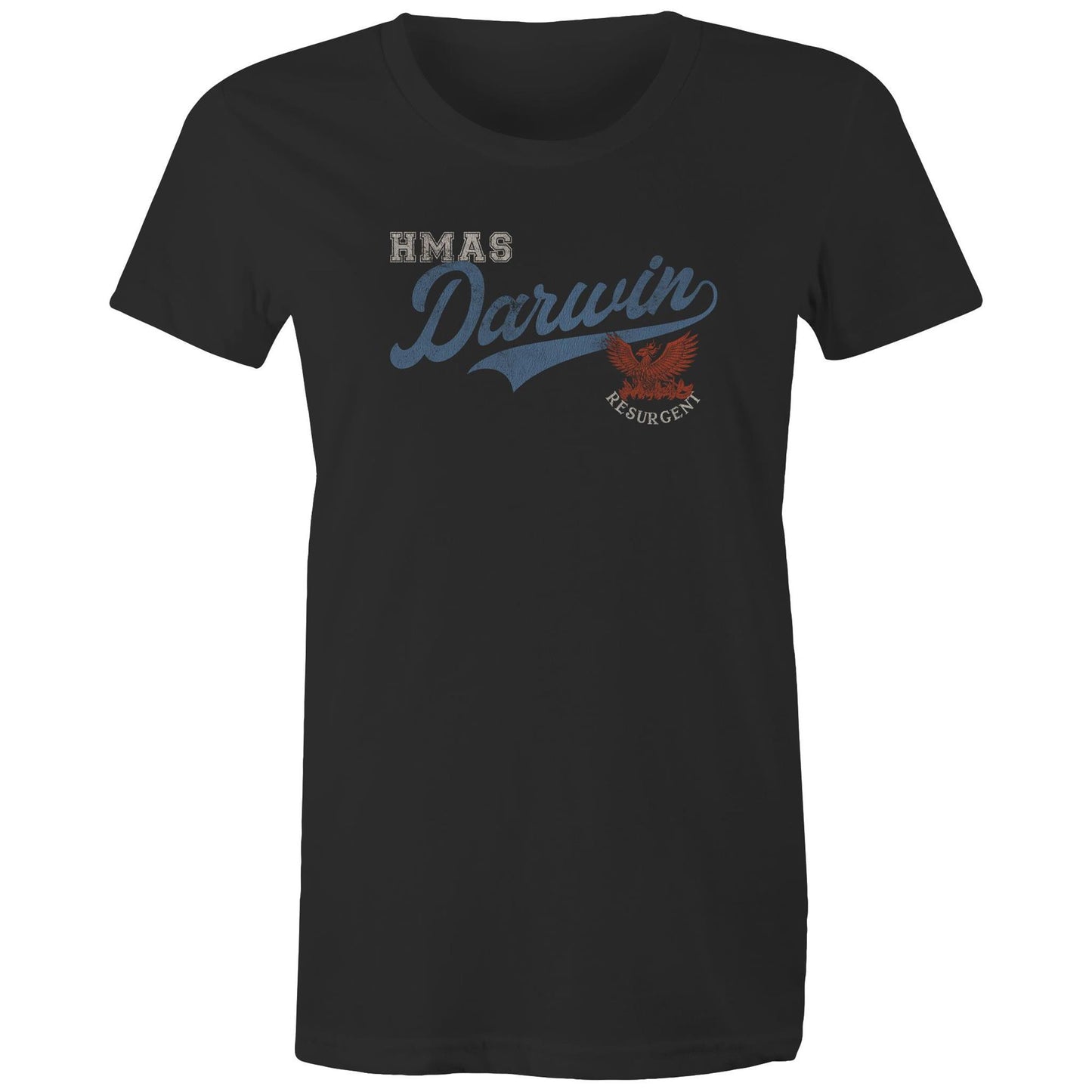 HMAS Darwin FFG04 Women's T-shirt (style Bravo)