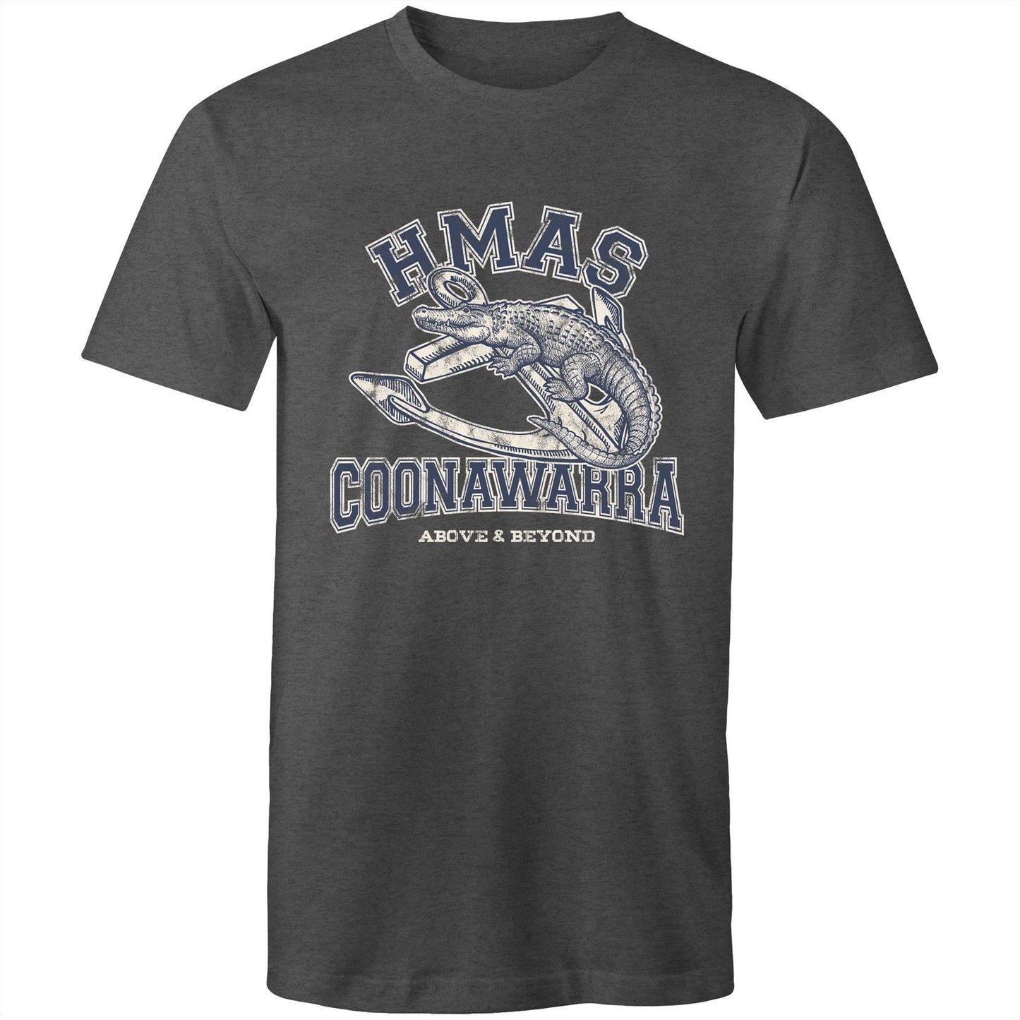 HMAS Coonawarra Men's T-shirt (style Alpha, blue)