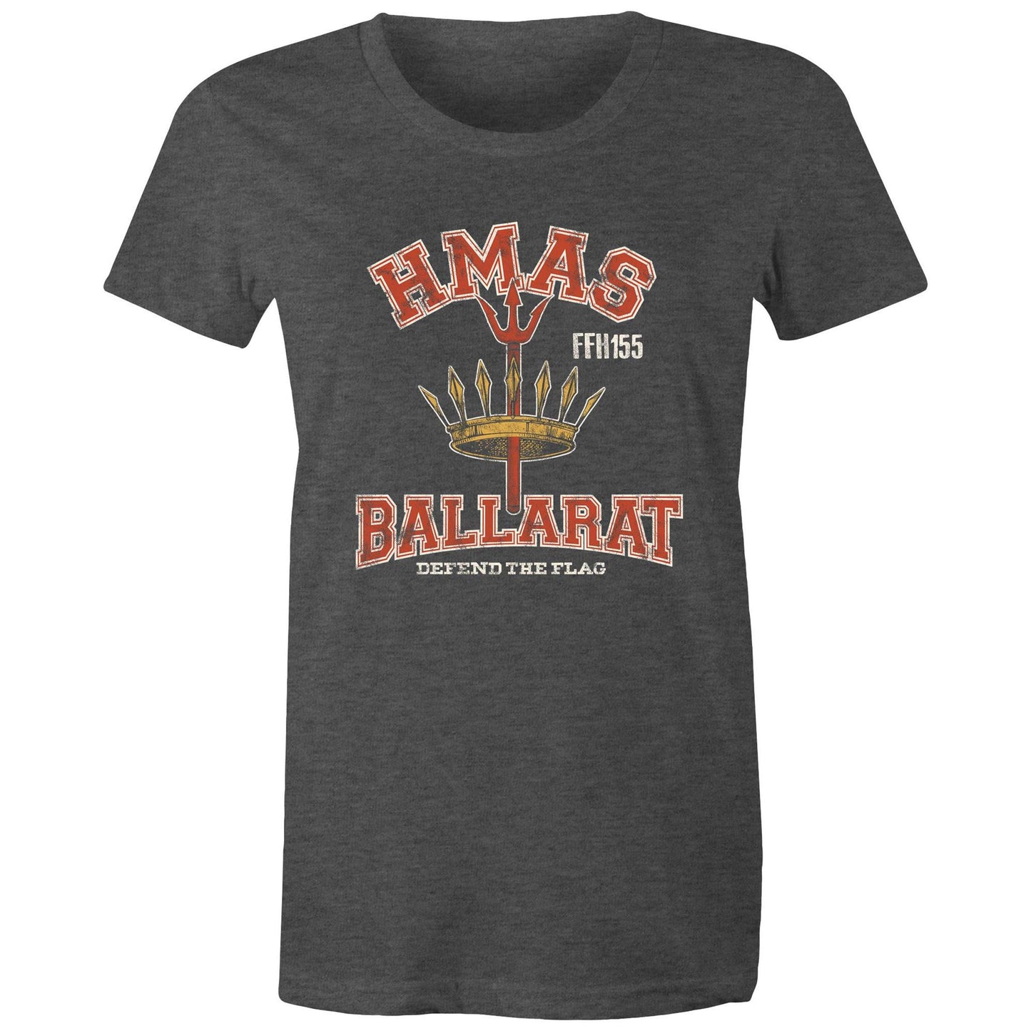 HMAS Ballarat (II) FFH155 Women's T-shirt (style Alpha, colour)