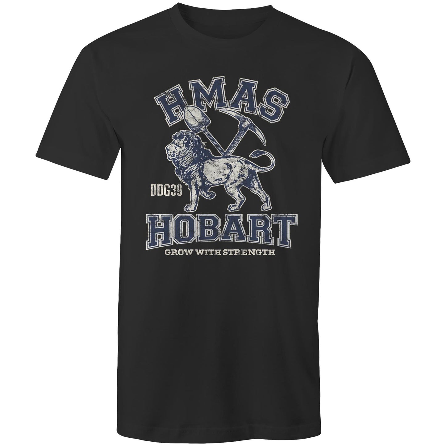 HMAS Hobart (III) DDG39 Men's T-shirt (style Alpha, blue)