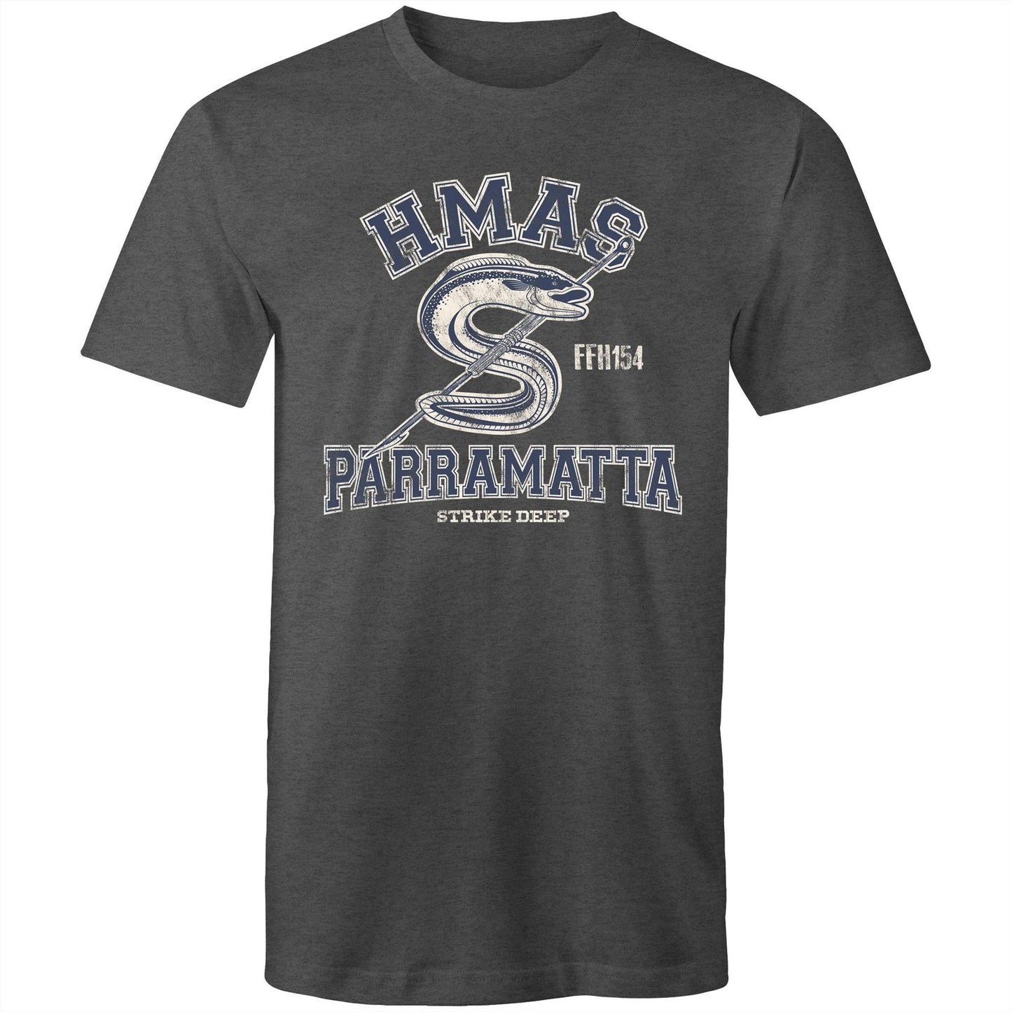 HMAS Parramatta (IV) FFH154 Men's T-shirt (style Alpha, blue)