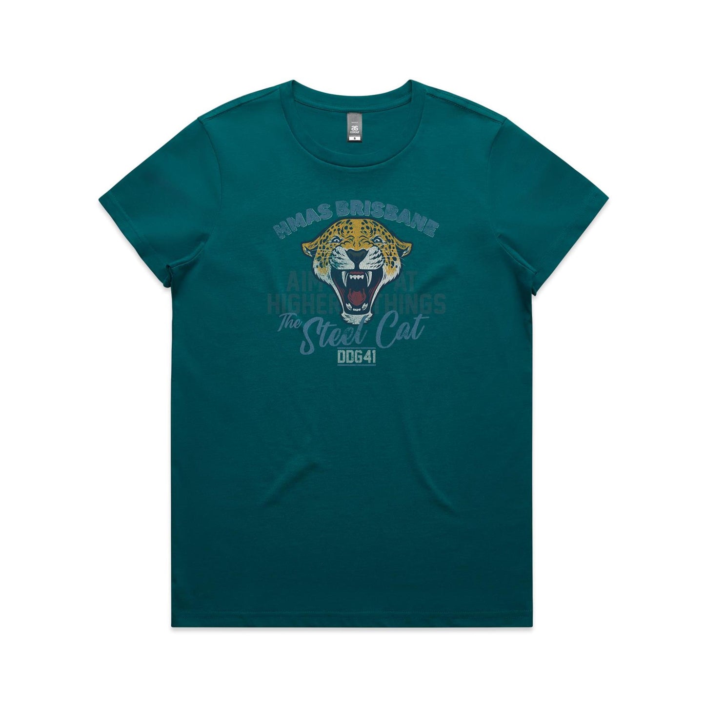 HMAS Brisbane (III) DDG41 Women's T-shirt (Mascot style 1)