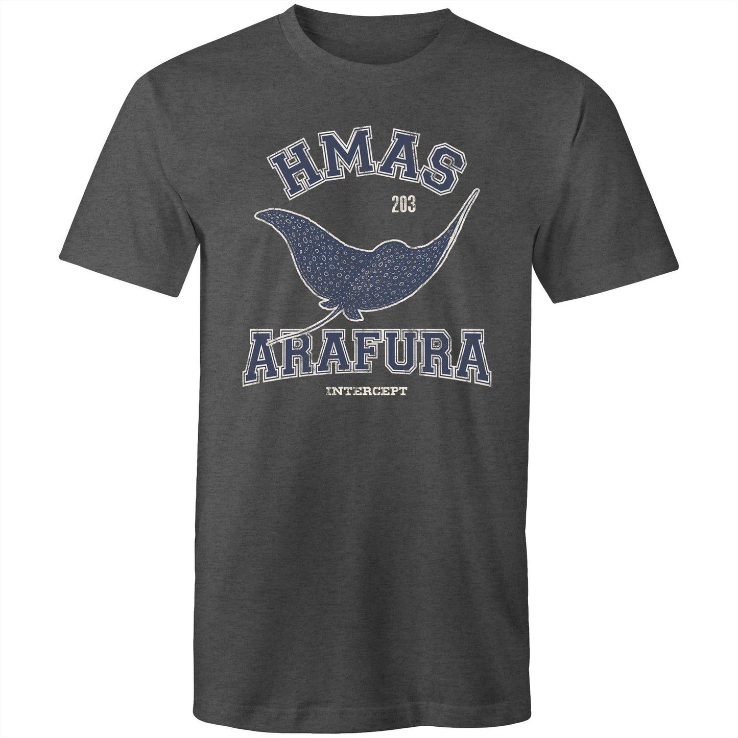 HMAS Arafura OPV203 Men's T-shirt (style Alpha, blue)
