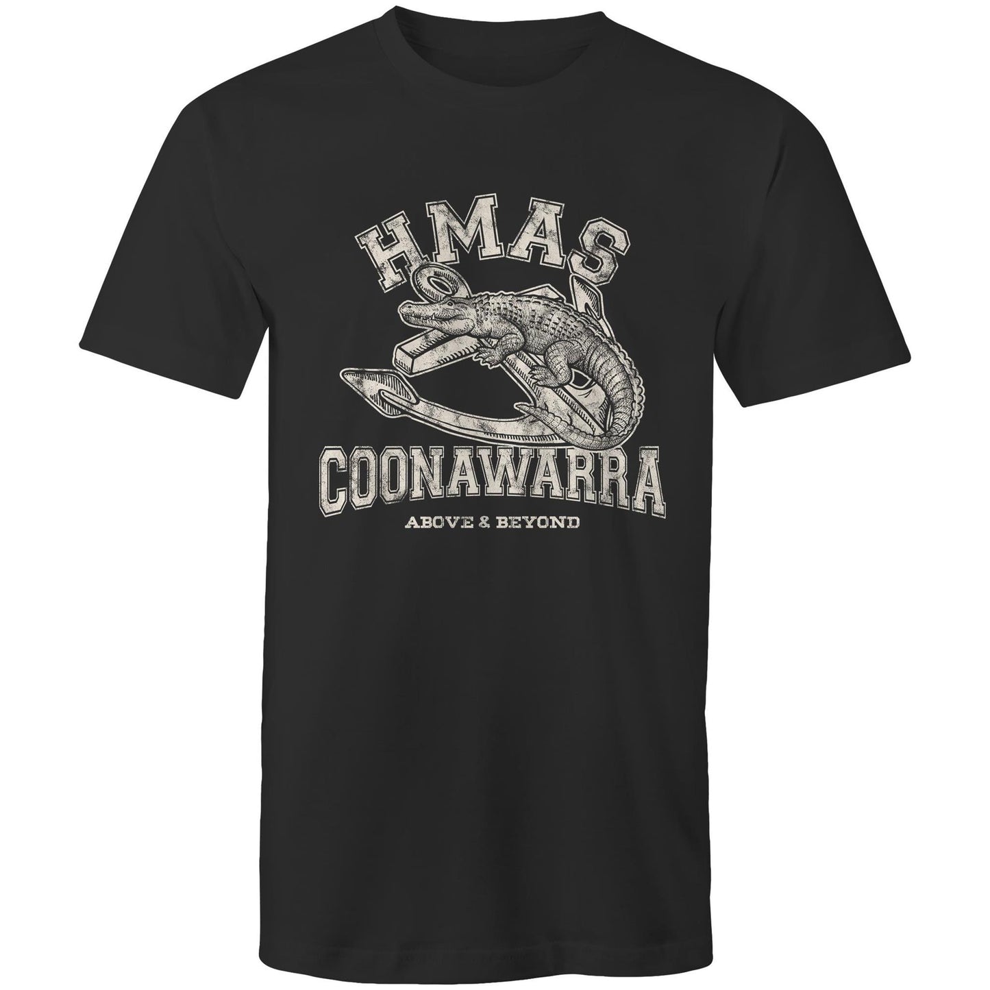 HMAS Coonawarra Men's T-shirt (style Alpha, white)