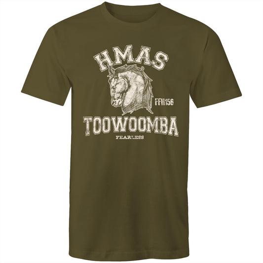 HMAS Toowoomba FFH156 Men's T-shirt (style Alpha, white)