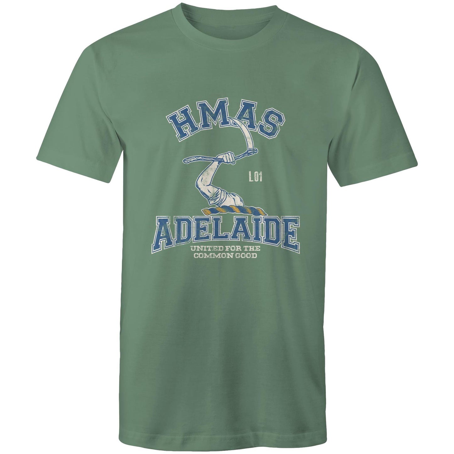 HMAS Adelaide (III) L01 Men's T-shirt (style Alpha, colour)