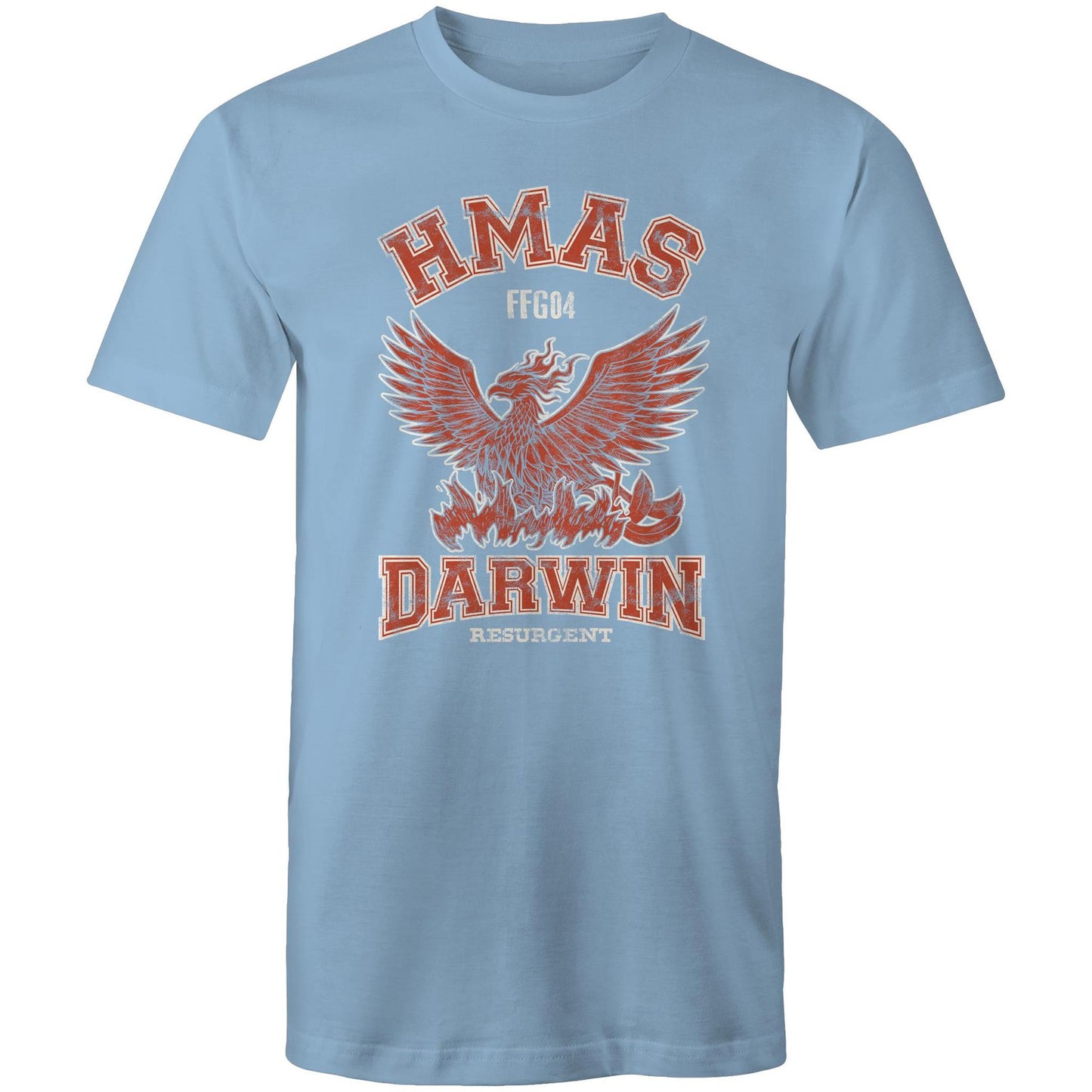 HMAS Darwin FFG04 Men's T-shirt (style Alpha, colour)