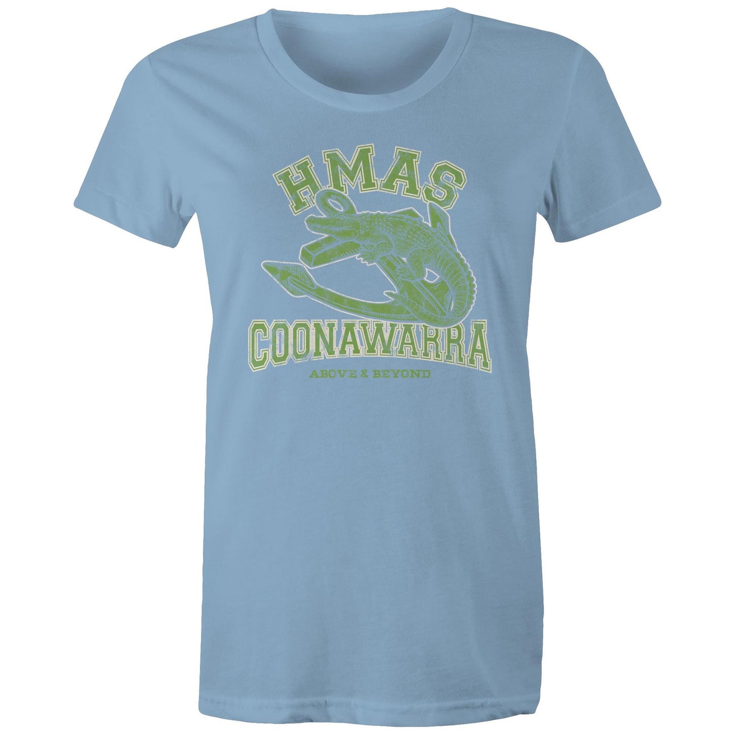 HMAS Coonawarra Women's T-shirt (style Alpha, colour)