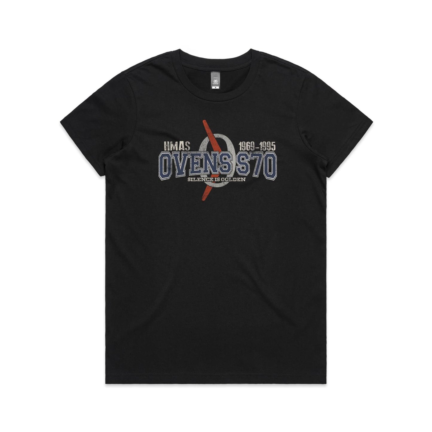 HMAS Ovens S70 Women's T-shirt (style Oscar Bravo)