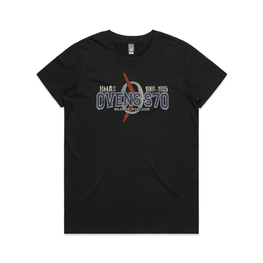 HMAS Ovens S70 Women's T-shirt (style Oscar Bravo)