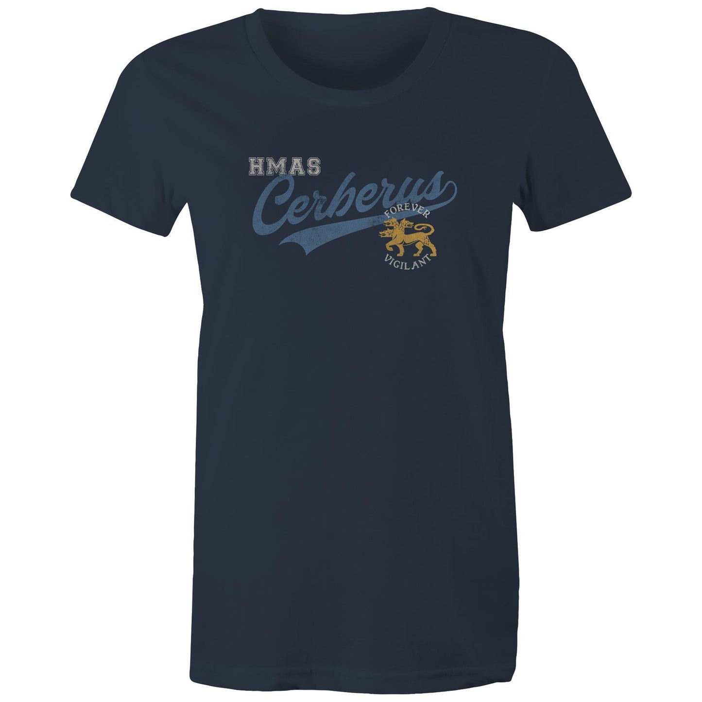 HMAS Cerberus Women's T-shirt (style Bravo)