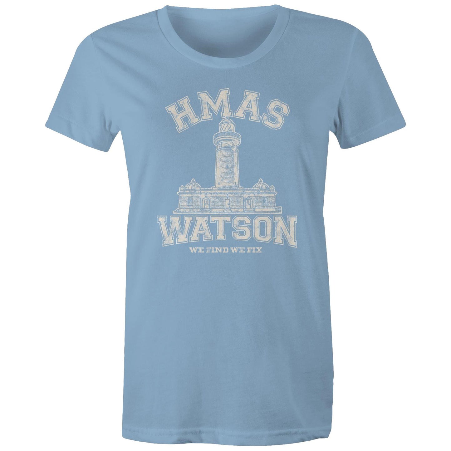 HMAS Watson Women's T-shirt (style Alpha, white)