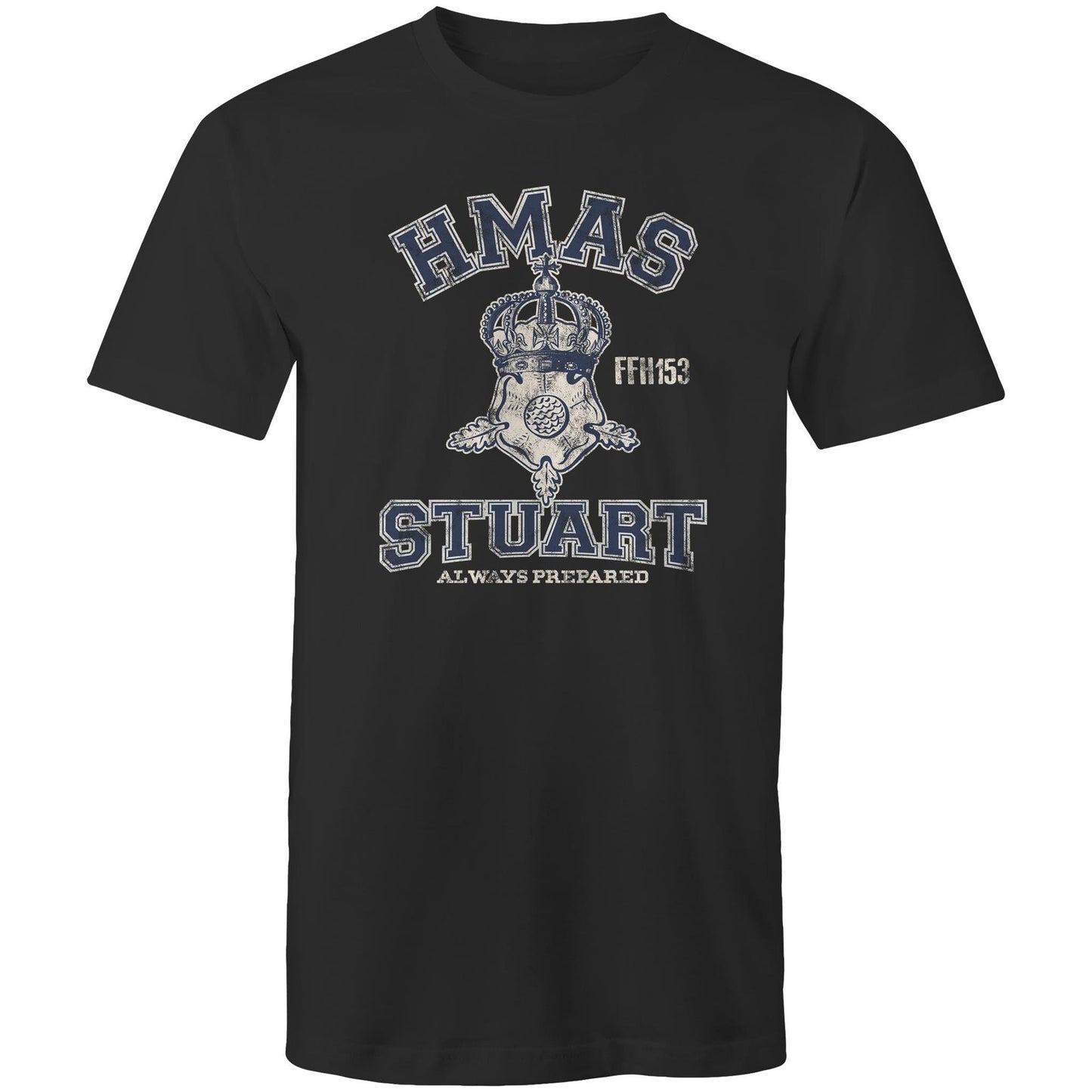 HMAS Stuart (III) FFH153 Men's T-shirt (style Alpha, blue)
