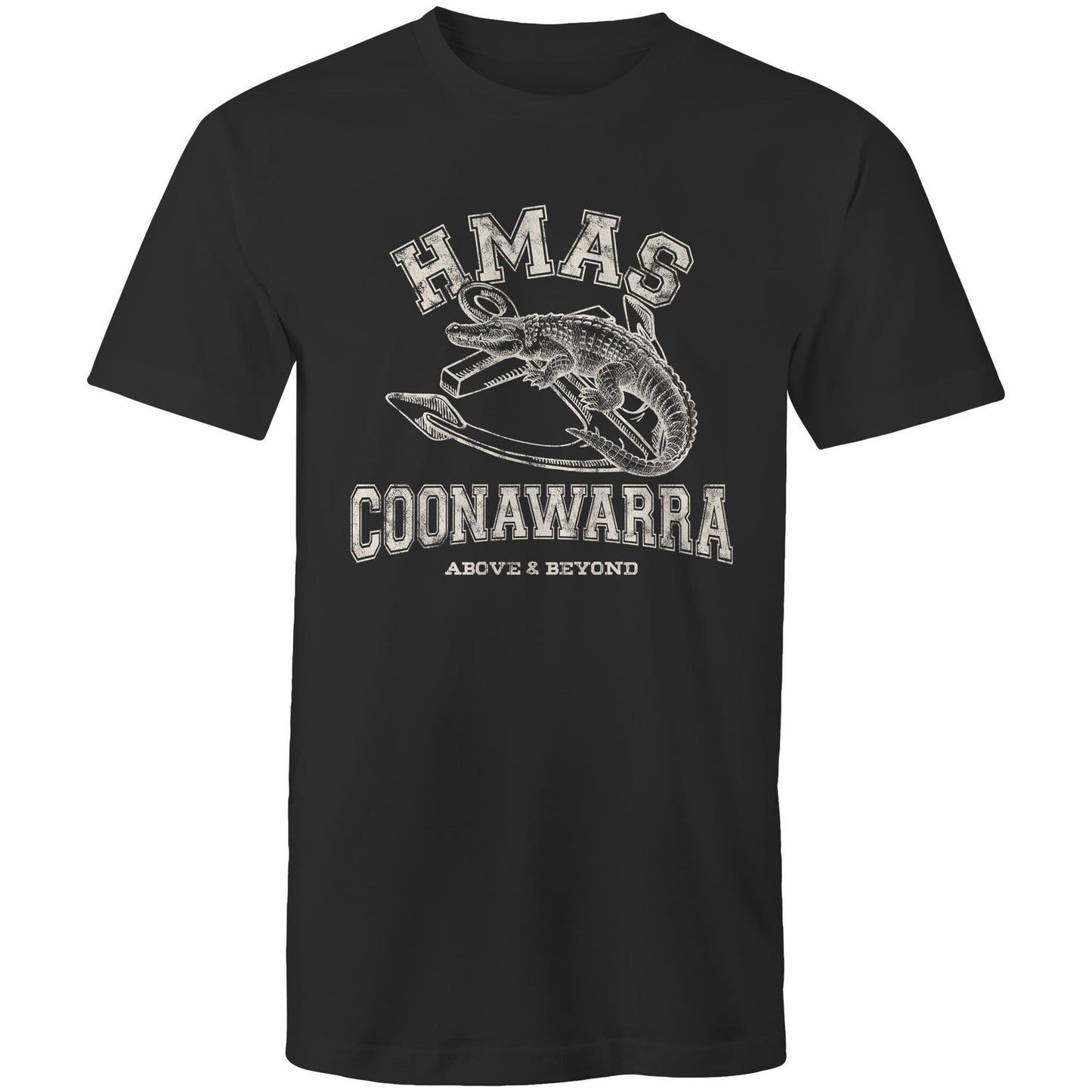 HMAS Coonawarra Men's T-shirt (style Alpha, white)