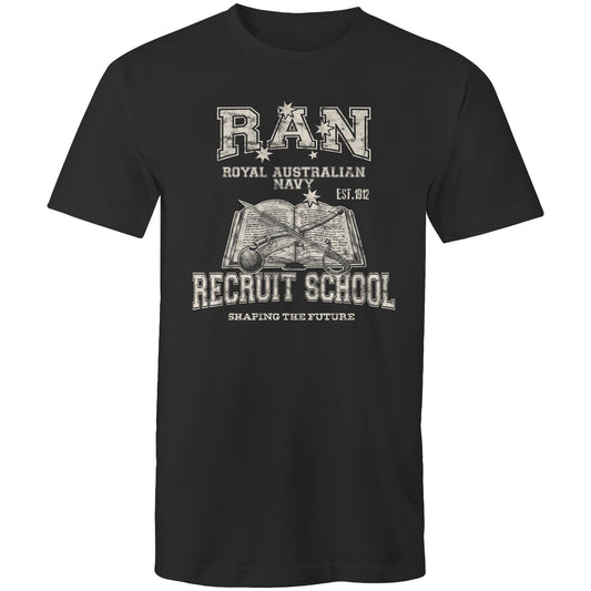 RAN Recruit School Men's T-shirt (style Alpha, white)