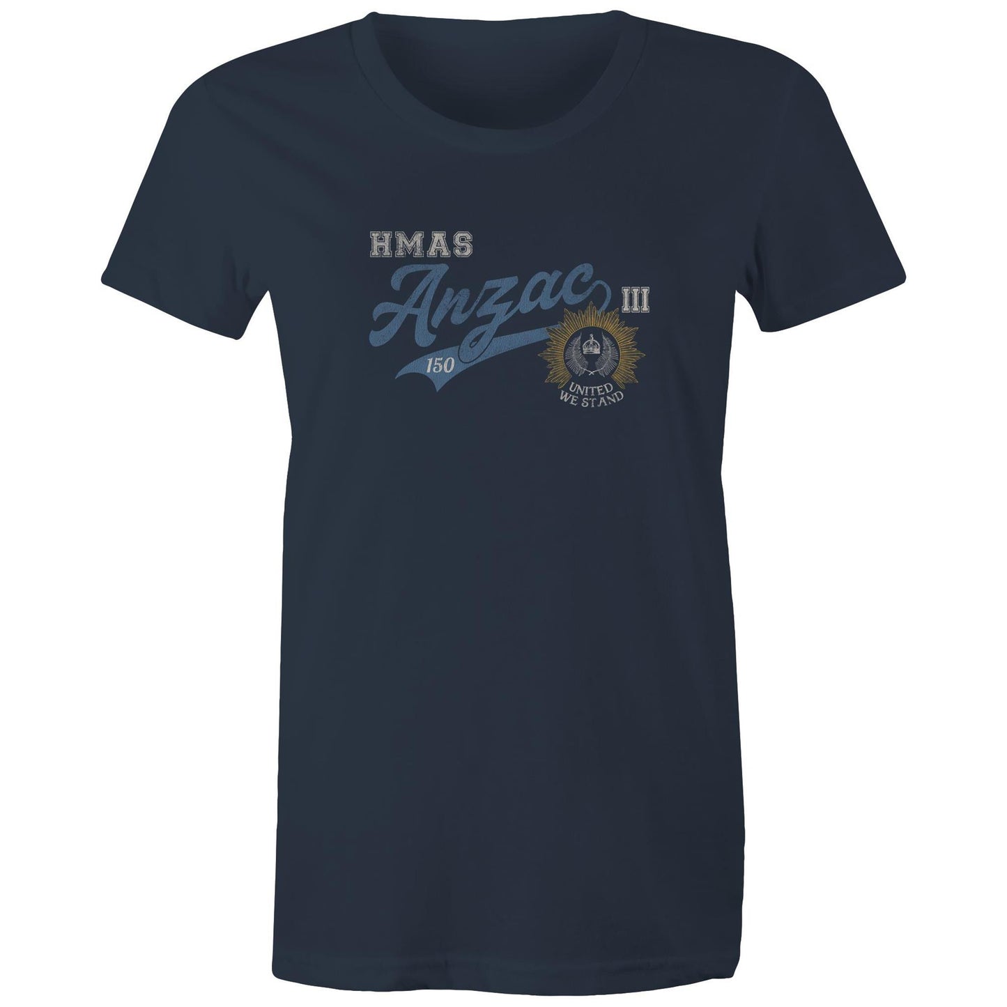 HMAS Ancac (III) FFH150 Women's T-shirt (style Bravo)