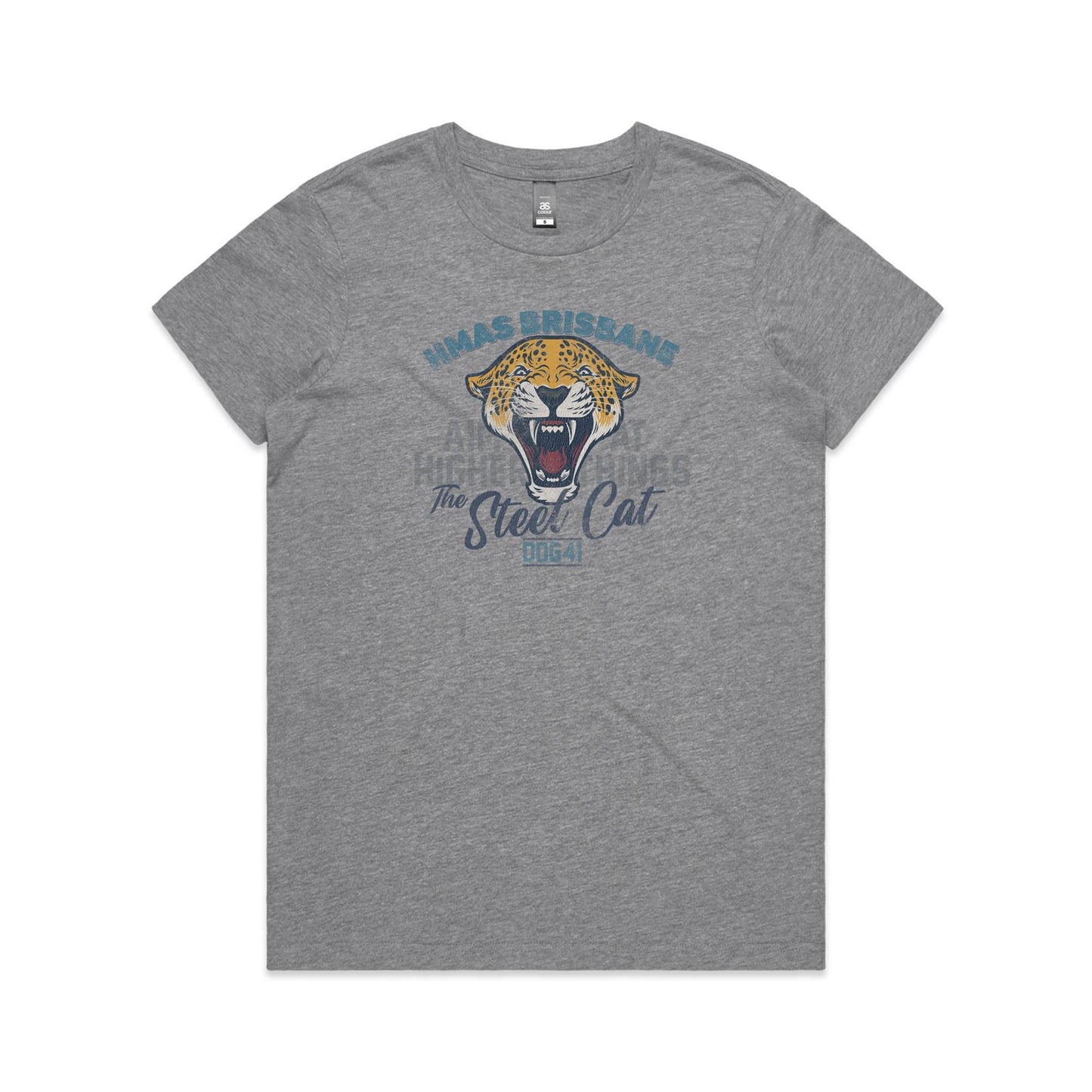 HMAS Brisbane (III) DDG41 Women's T-shirt (Mascot style 1)