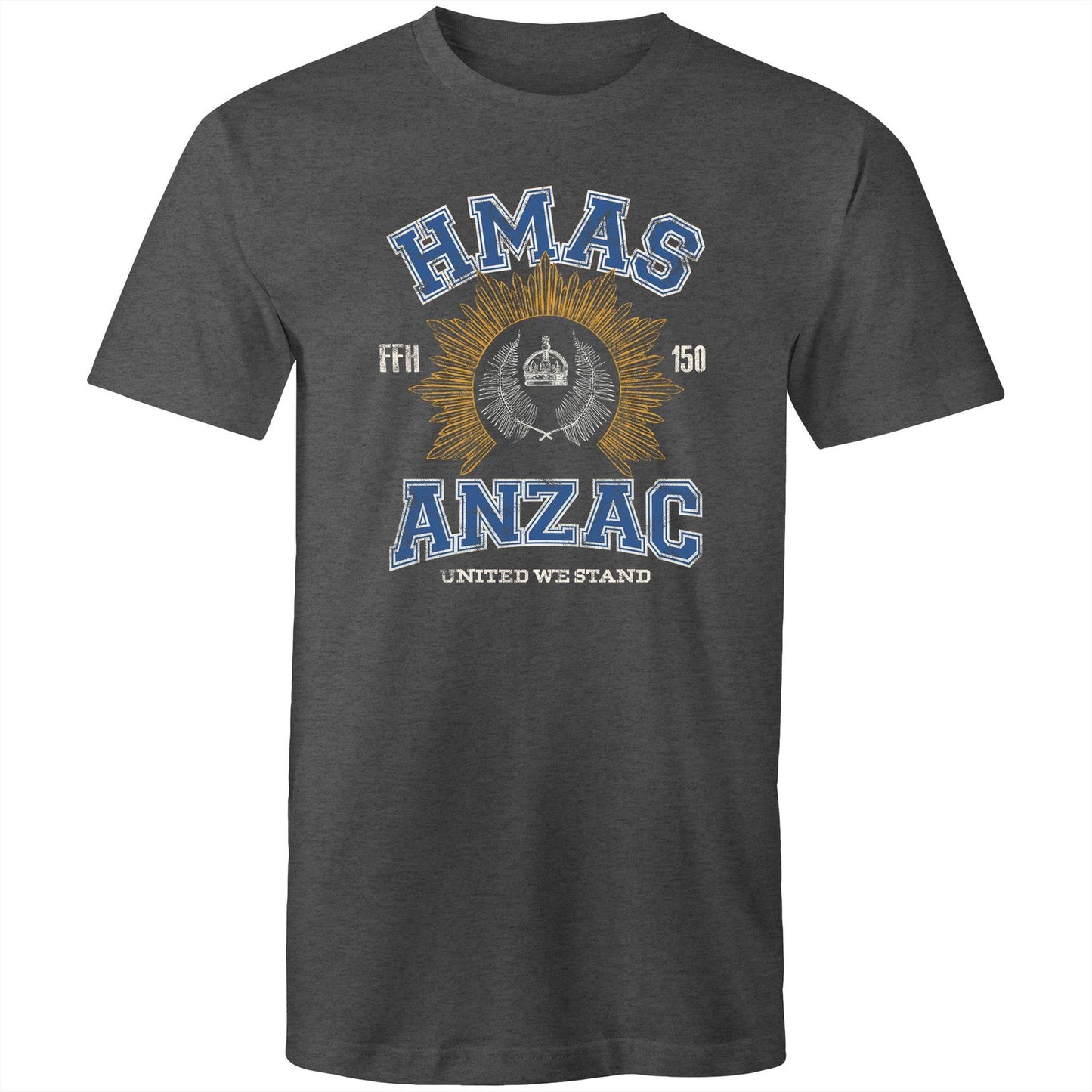 HMAS Anzac (III) FFH150 Men's T-shirt (style Alpha, colour)