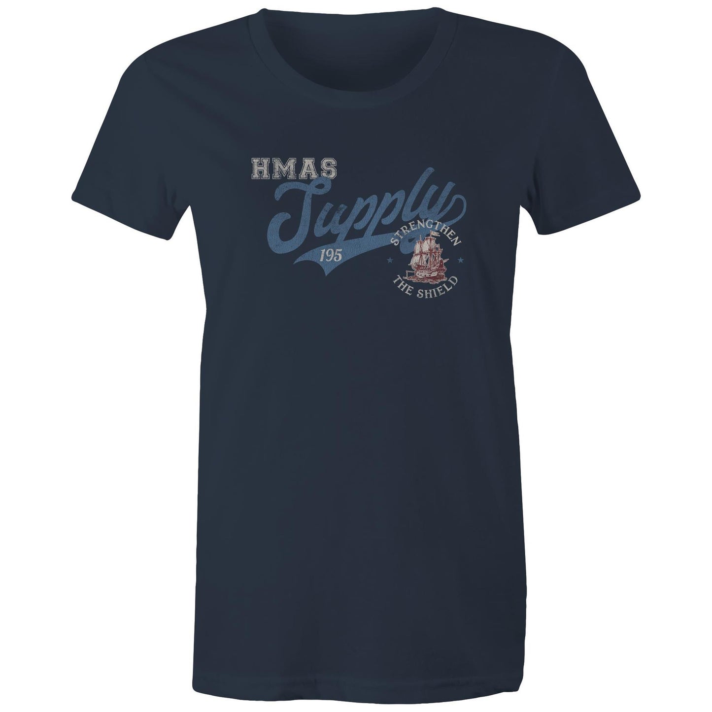 HMAS Supply AOR195 Women's T-shirt (style Bravo)