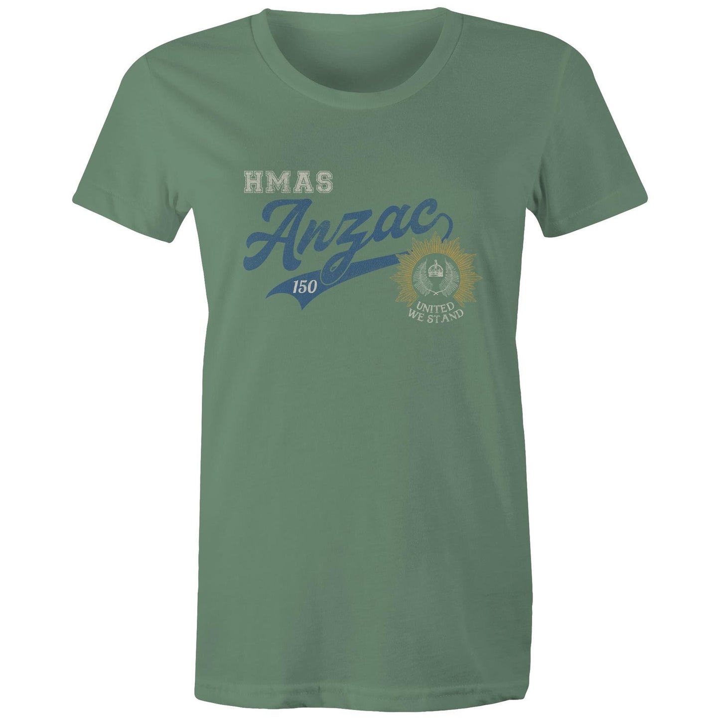 HMAS Anzac (III) FFH150 Women's T-shirt (style Bravo)