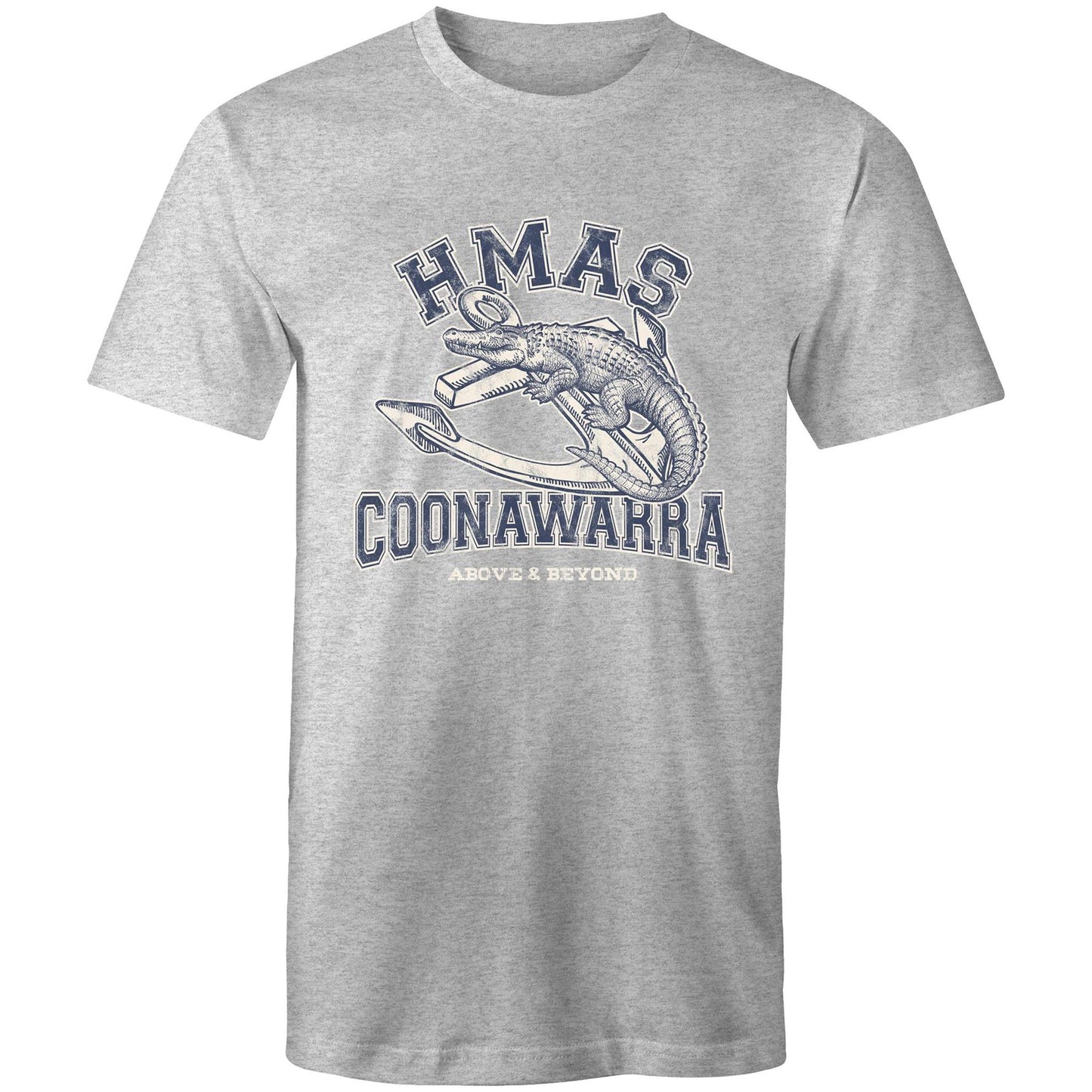 HMAS Coonawarra Men's T-shirt (style Alpha, blue)