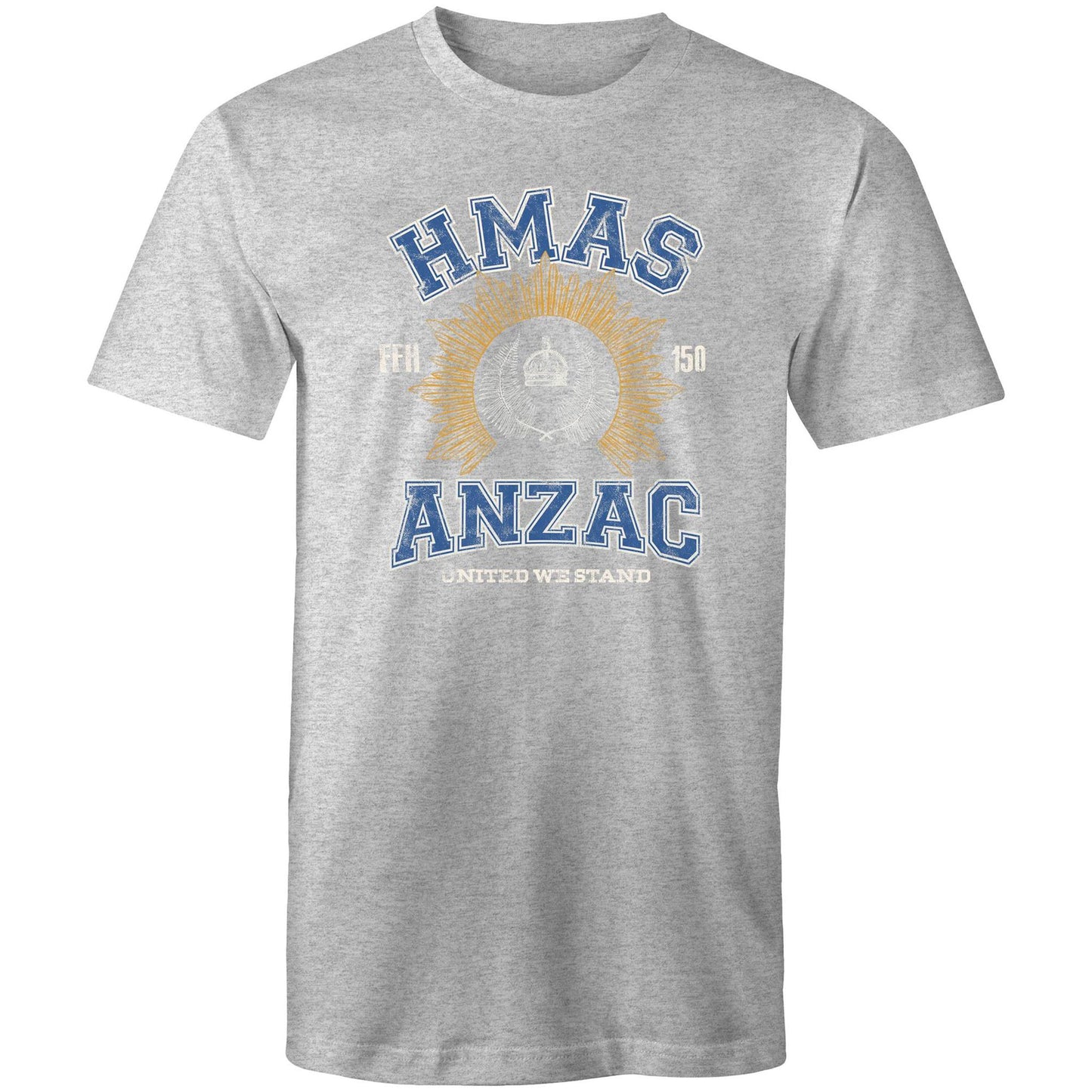 HMAS Anzac (III) FFH150 Men's T-shirt (style Alpha, colour)