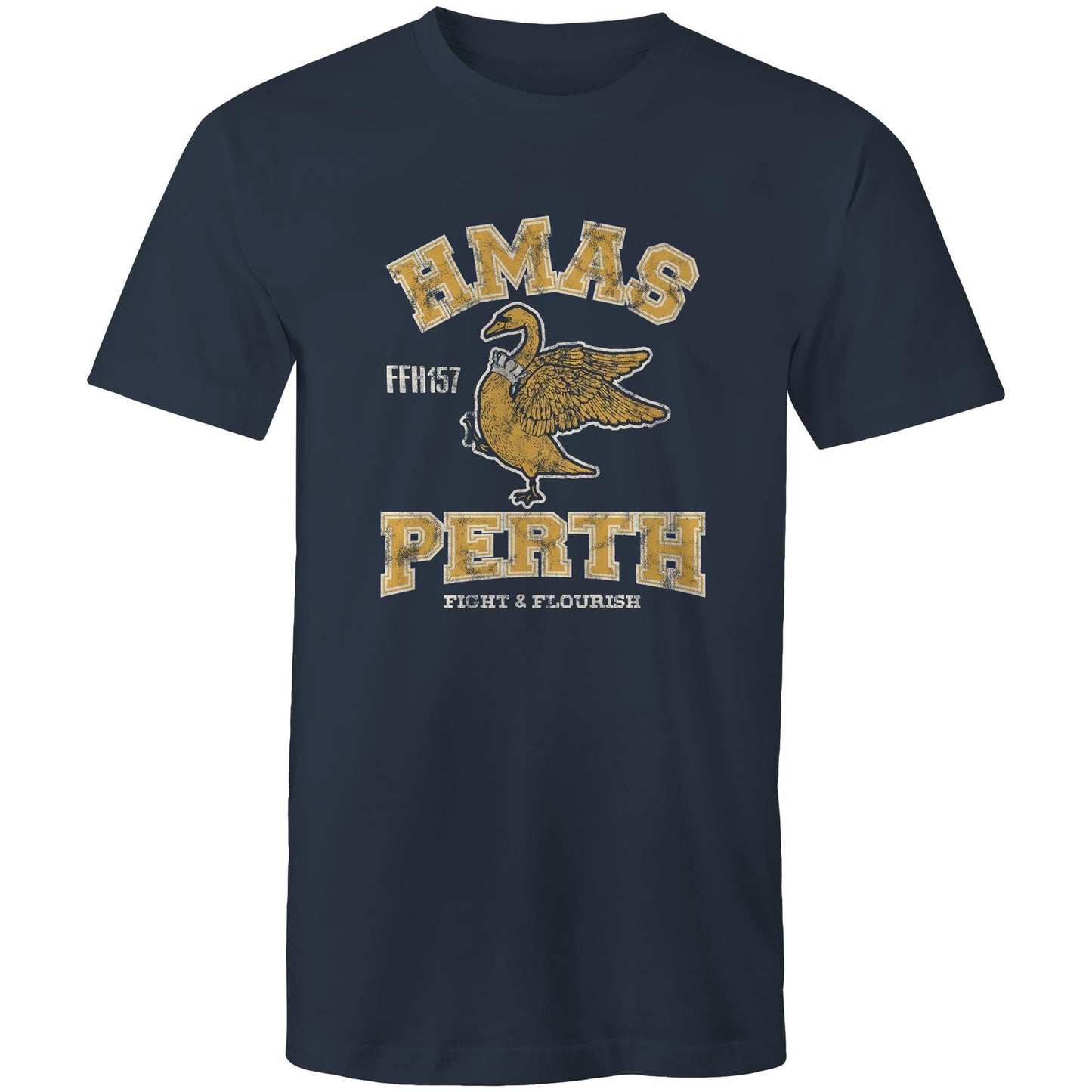 HMAS Perth (III) FFH157 Men's T-shirt (style Alpha, colour)