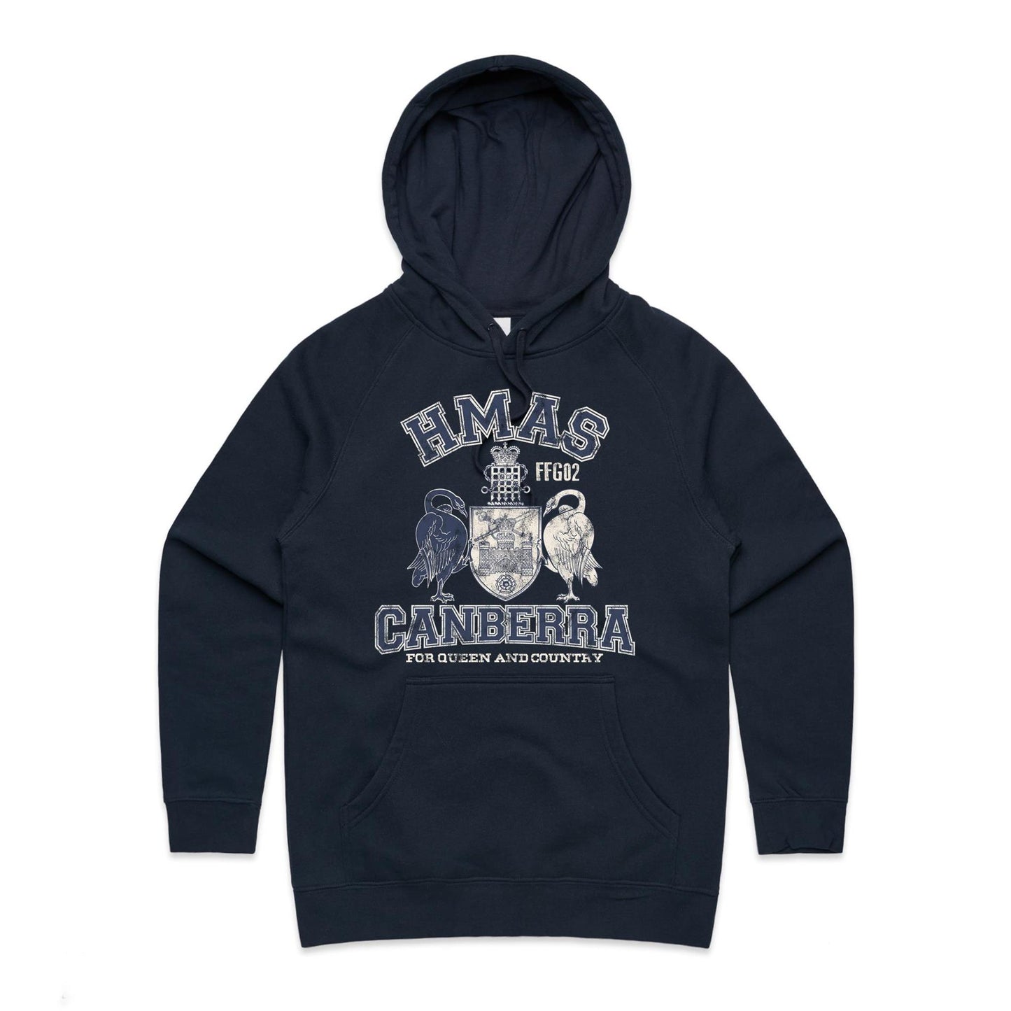 HMAS Canberra (II) FFG02 Women's Hoodie (style Alpha)