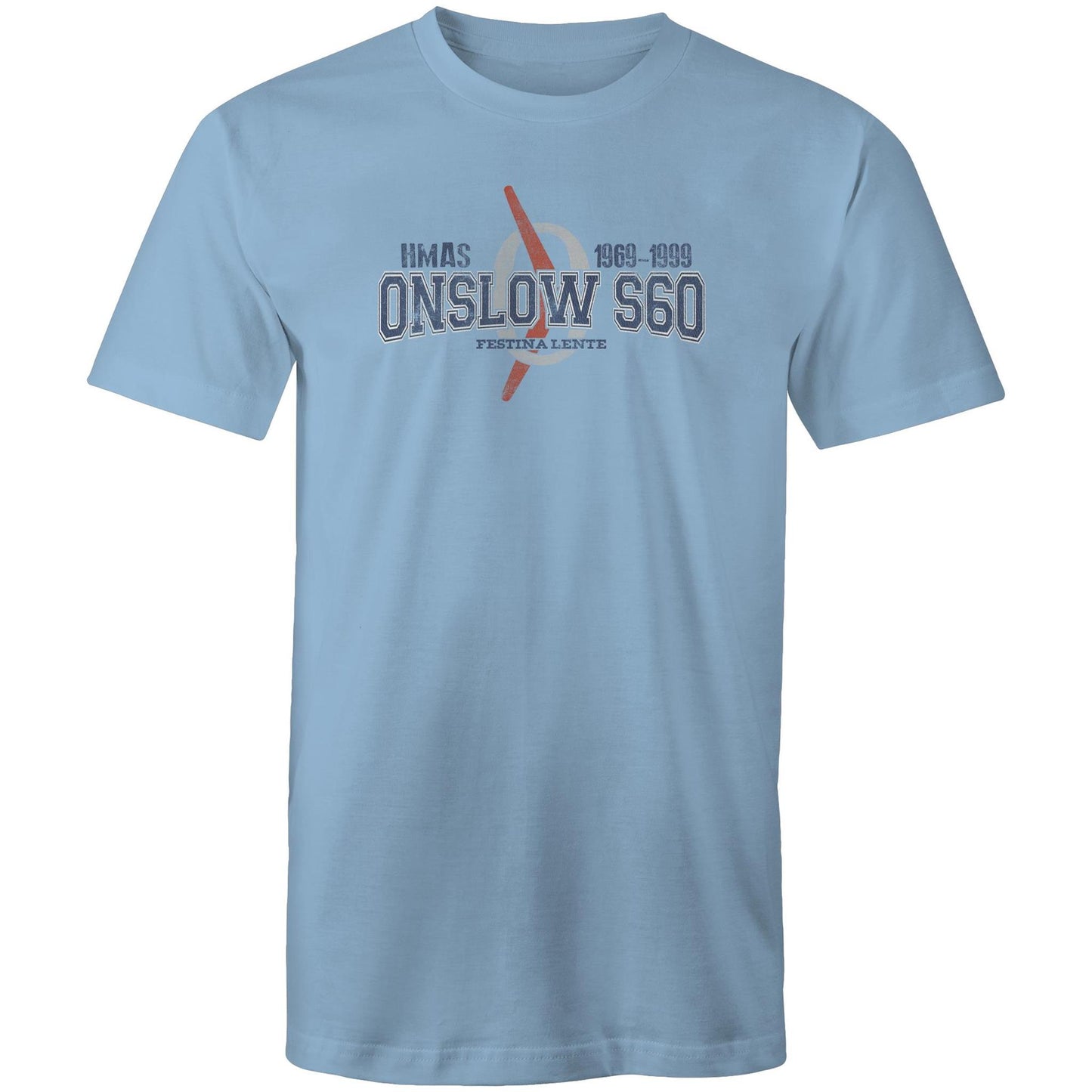 HMAS Onslow S60 Men's T-shirt (style Oscar Bravo)