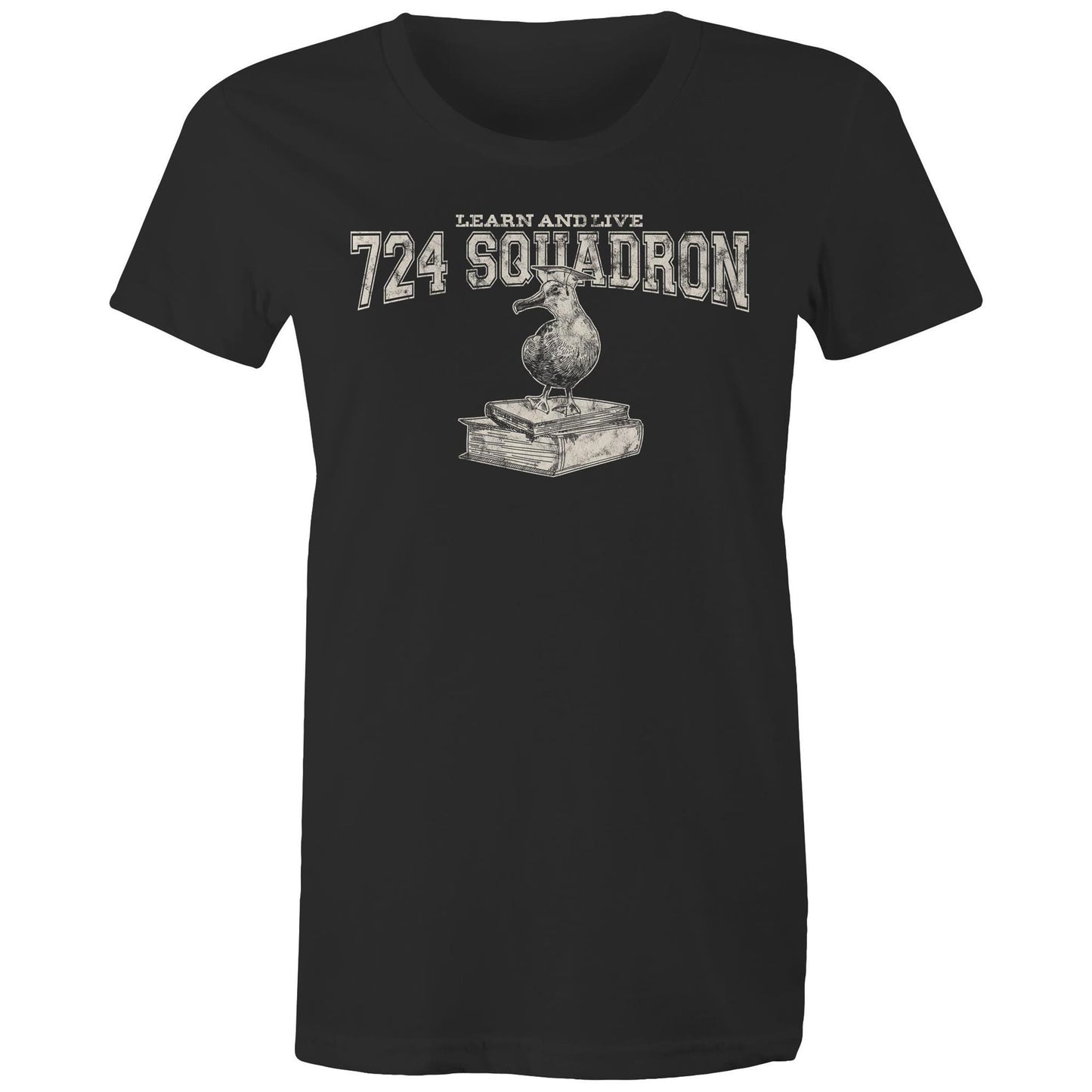 724 Squadron Women's T-shirt (style Alpha, white)