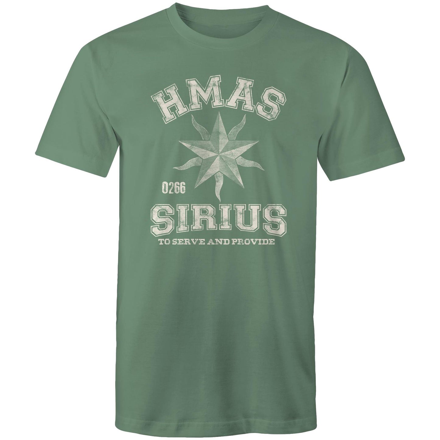 HMAS Sirius O266 Men's T-shirt white (style Alpha)