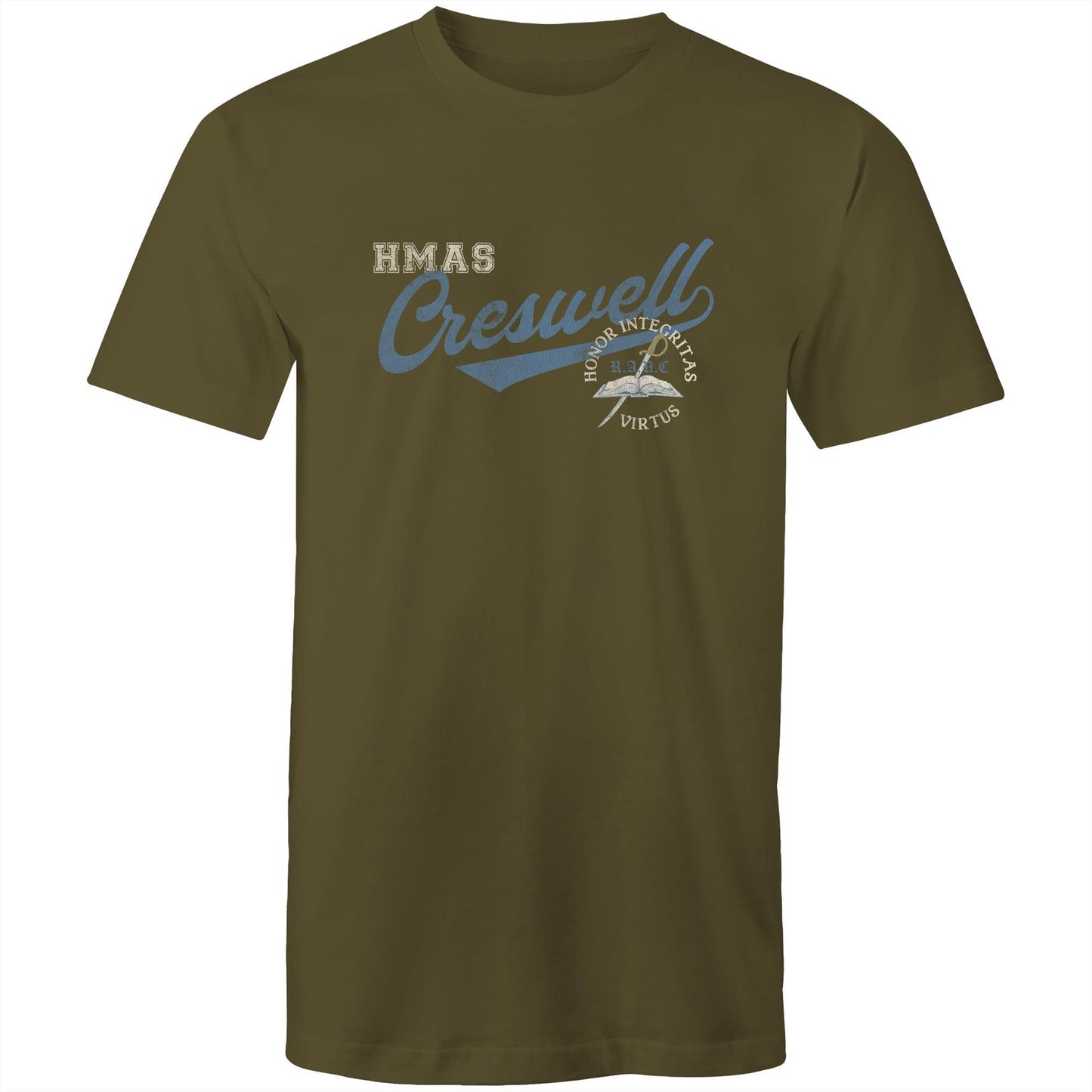 HMAS Creswell Men's T-shirt (style Bravo)