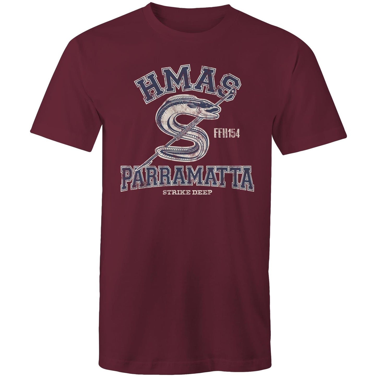 HMAS Parramatta (IV) FFH154 Men's T-shirt (style Alpha, blue)