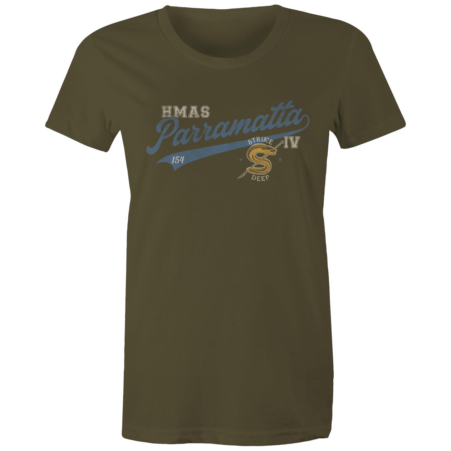 HMAS Parramatta (IV) FFH154 Women's T-shirt (style Bravo)
