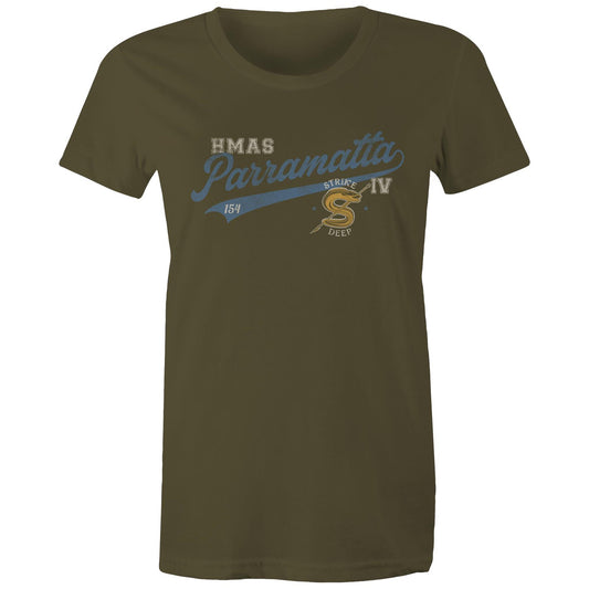 HMAS Parramatta (IV) FFH154 Women's T-shirt (style Bravo)