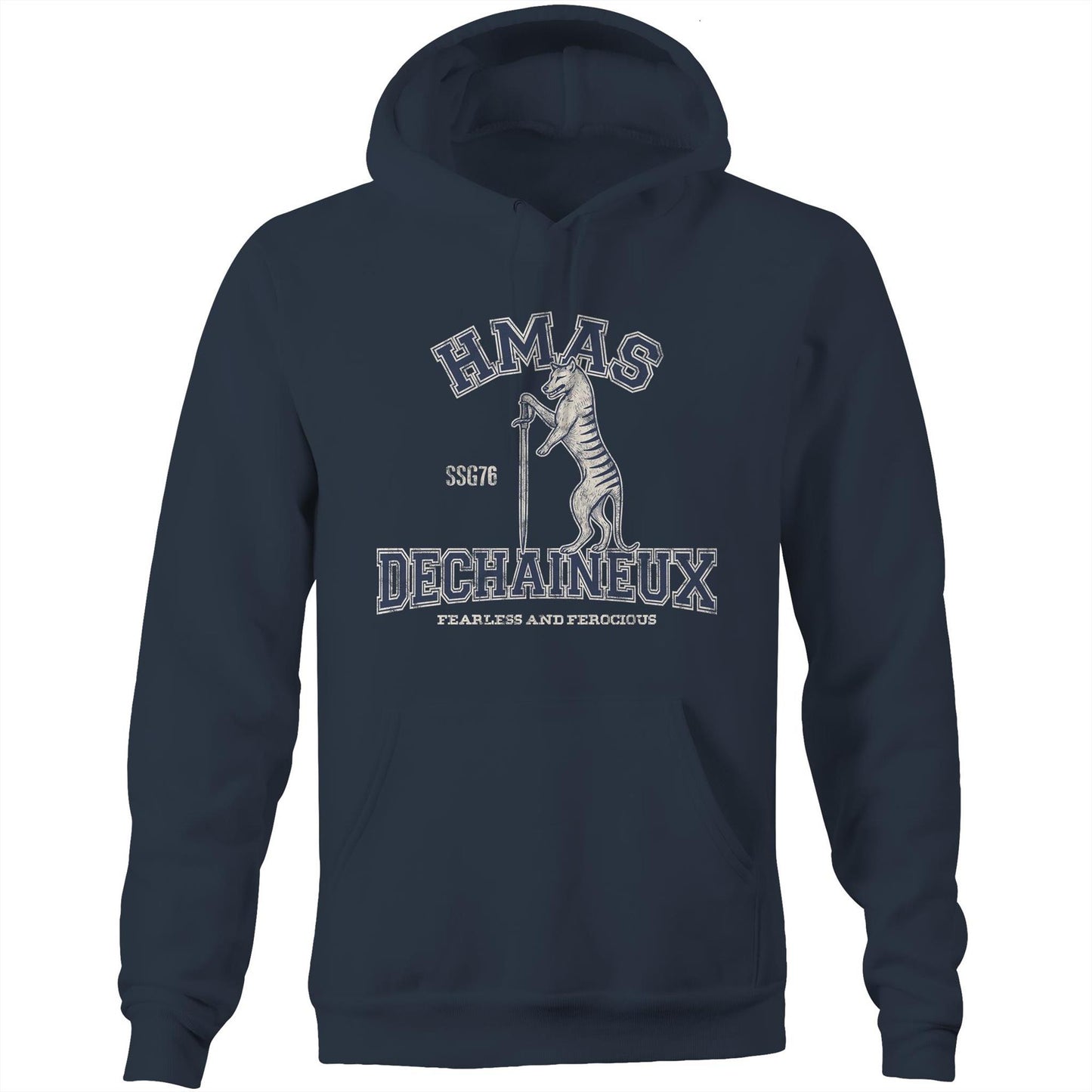 HMAS Dechaineux SSG76 Men's Hoodie (style Alpha)
