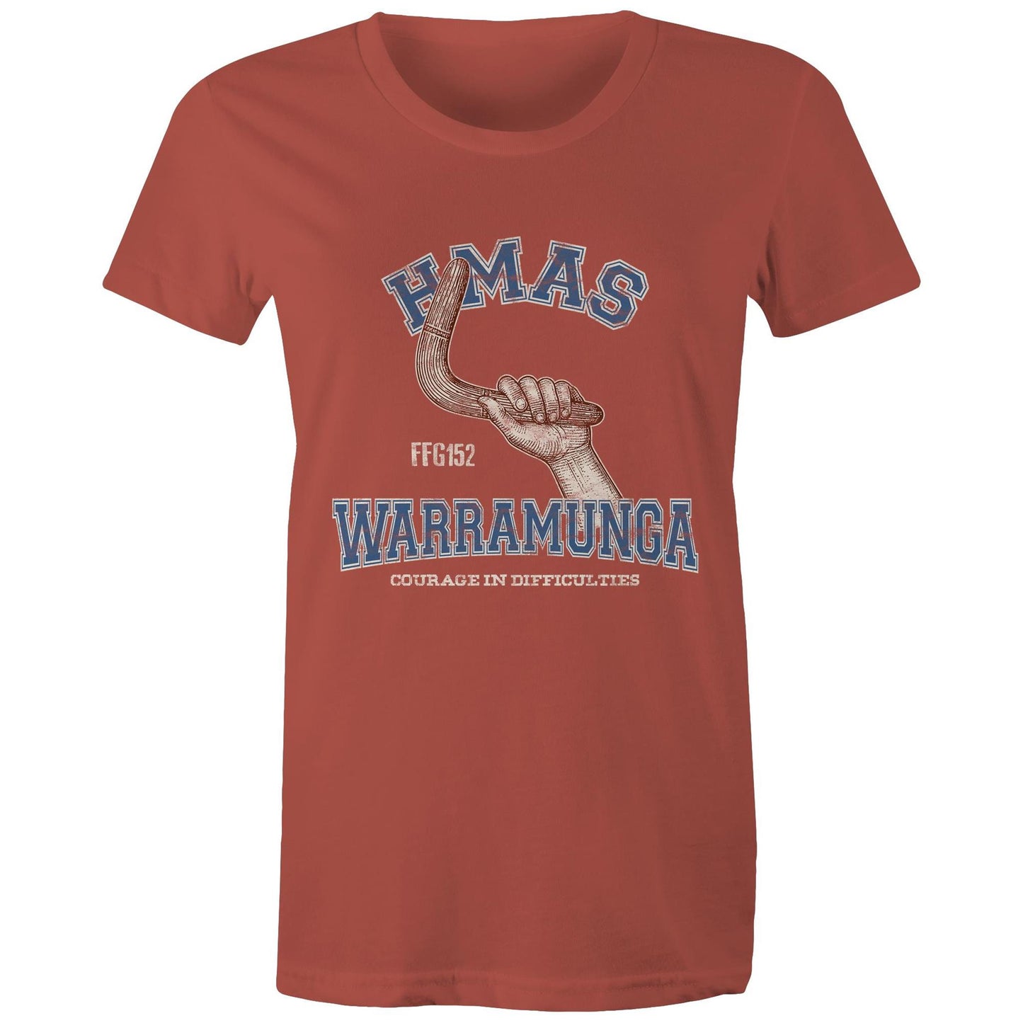 HMAS Warramunga (II) FFH152 Women's T-shirt (style Alpha, colour)