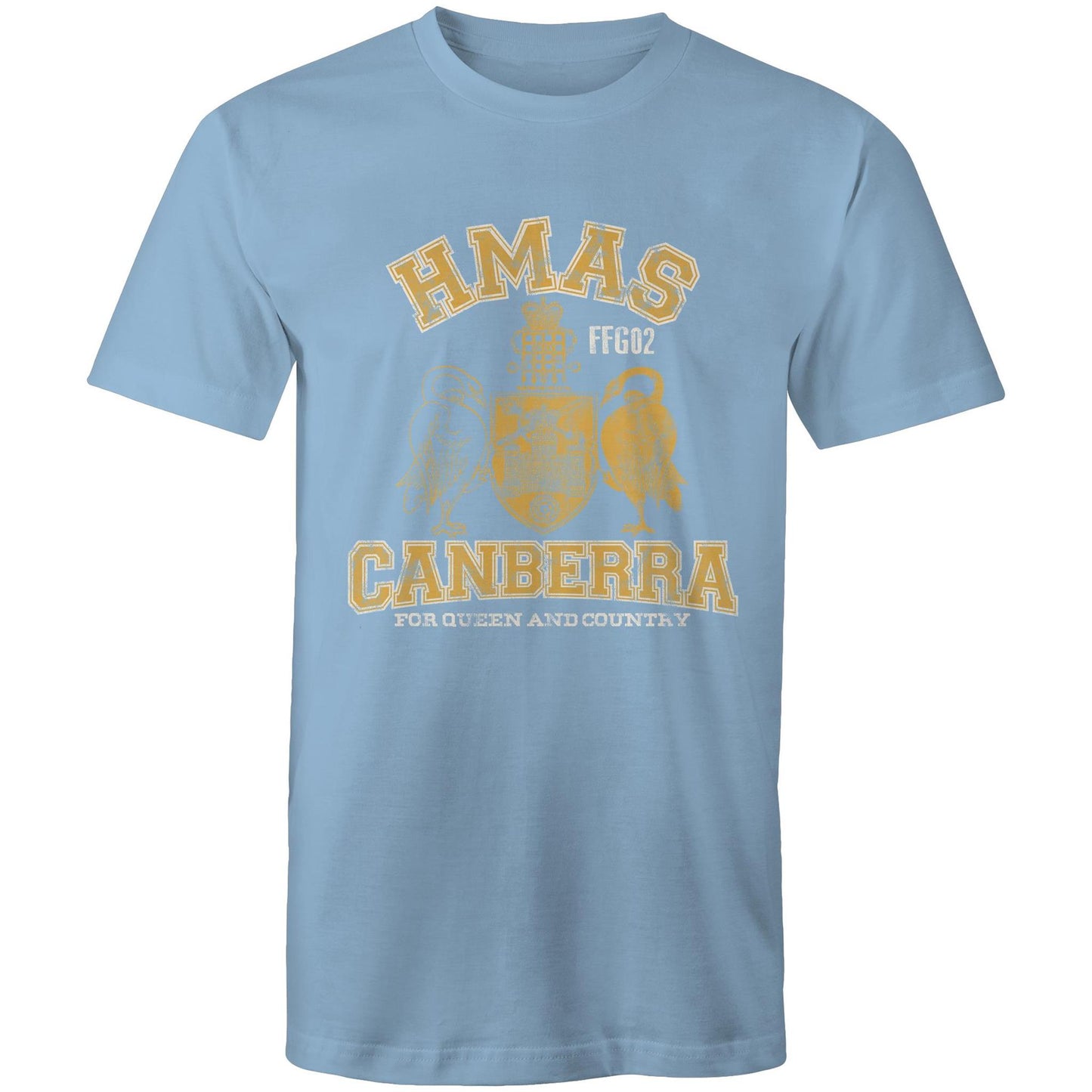 HMAS Canberra (II) FFG02 Men's T-shirt (style Alpha, colour)