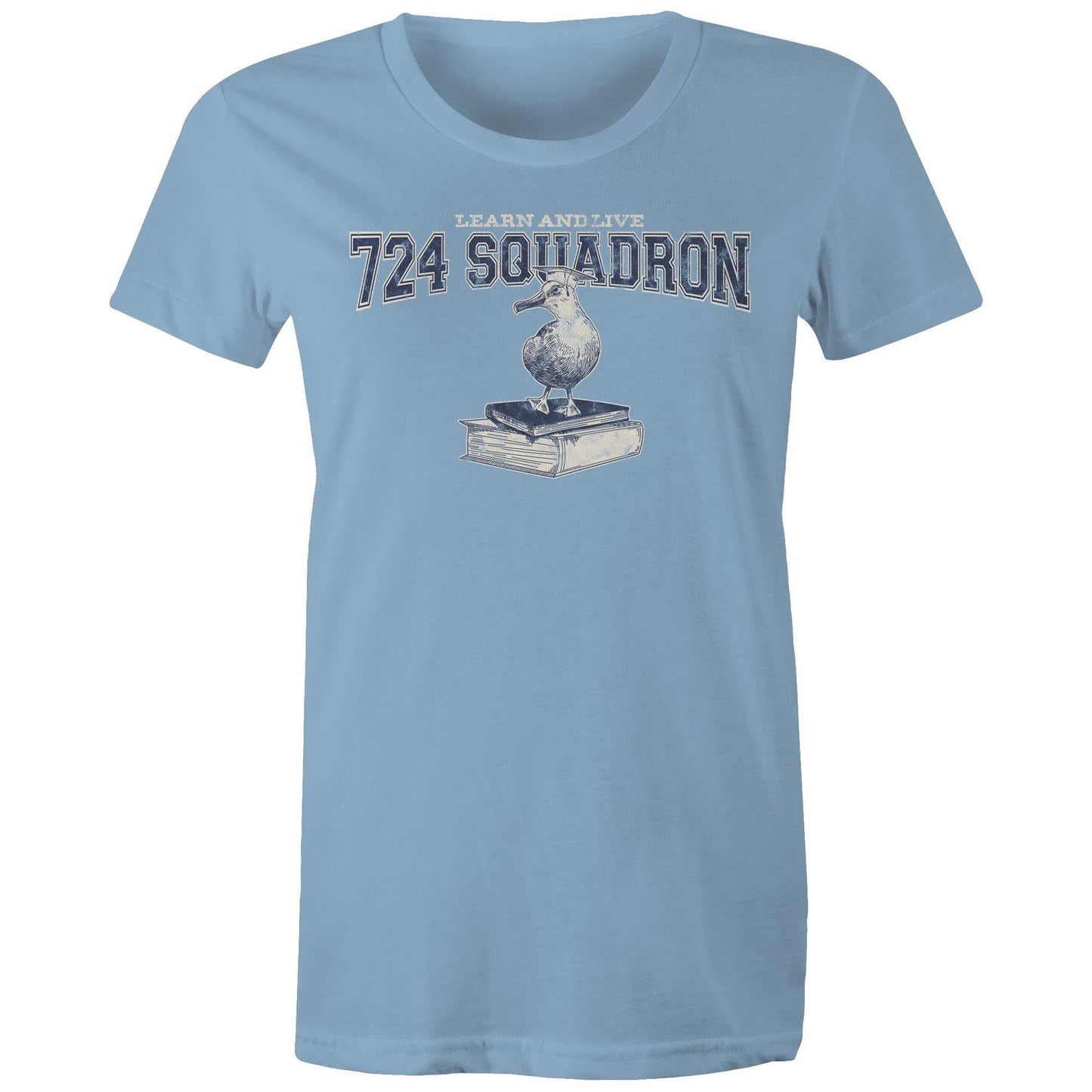 724 Squadron Women's T-shirt (style Alpha, blue)